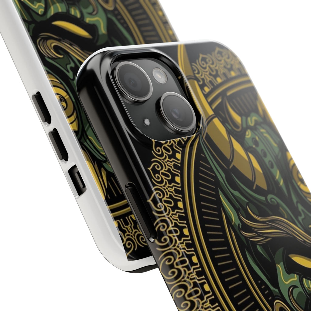Kabuki Mask Theme Phone Cases for Iphones & Samsung Durable