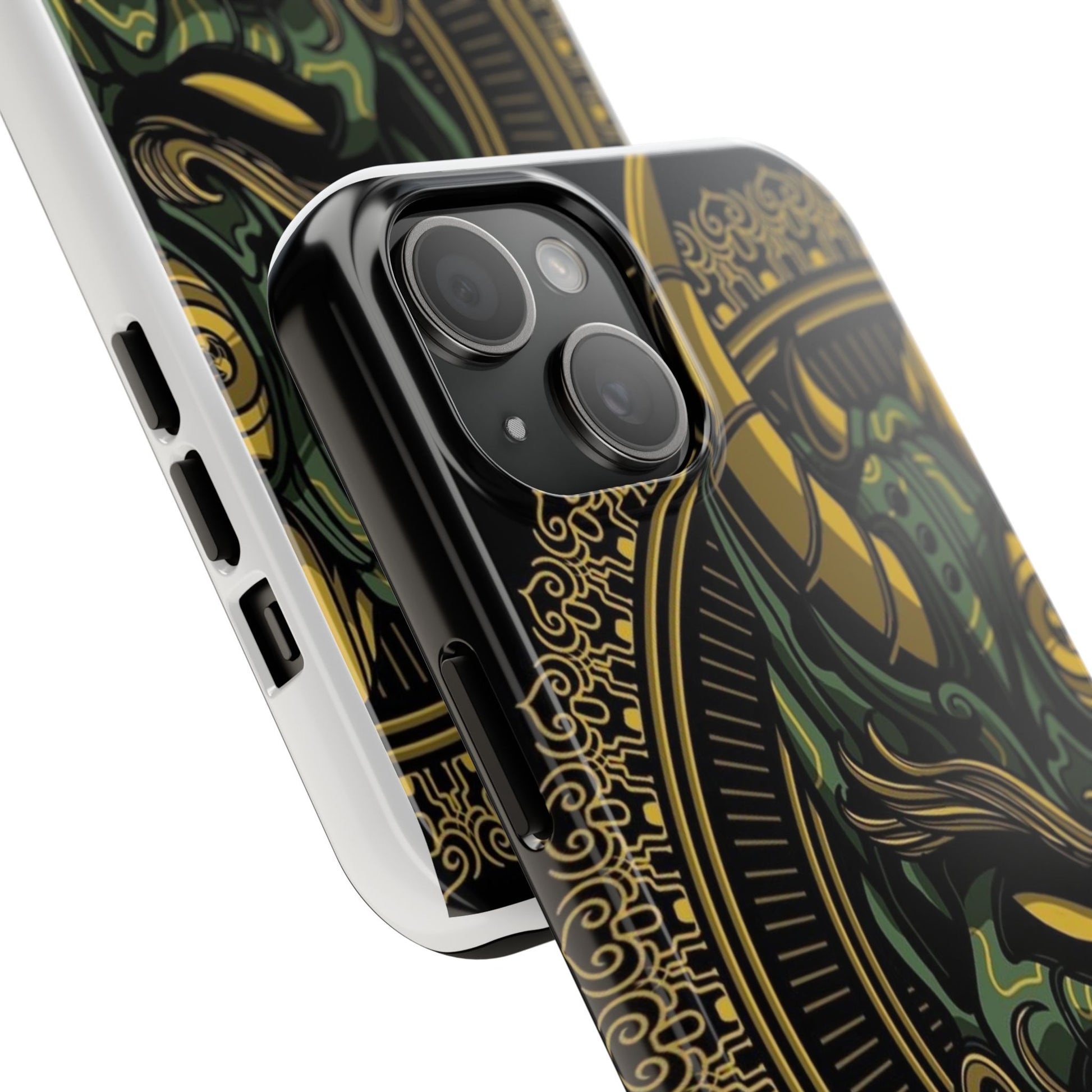 Kabuki Mask Theme Phone Cases for Iphones & Samsung Durable