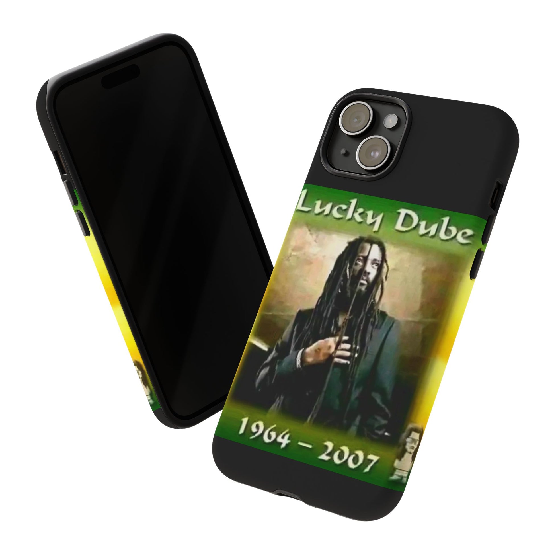 Lucky Dube Tough Cases for iPhones, Samsung, and Pixel