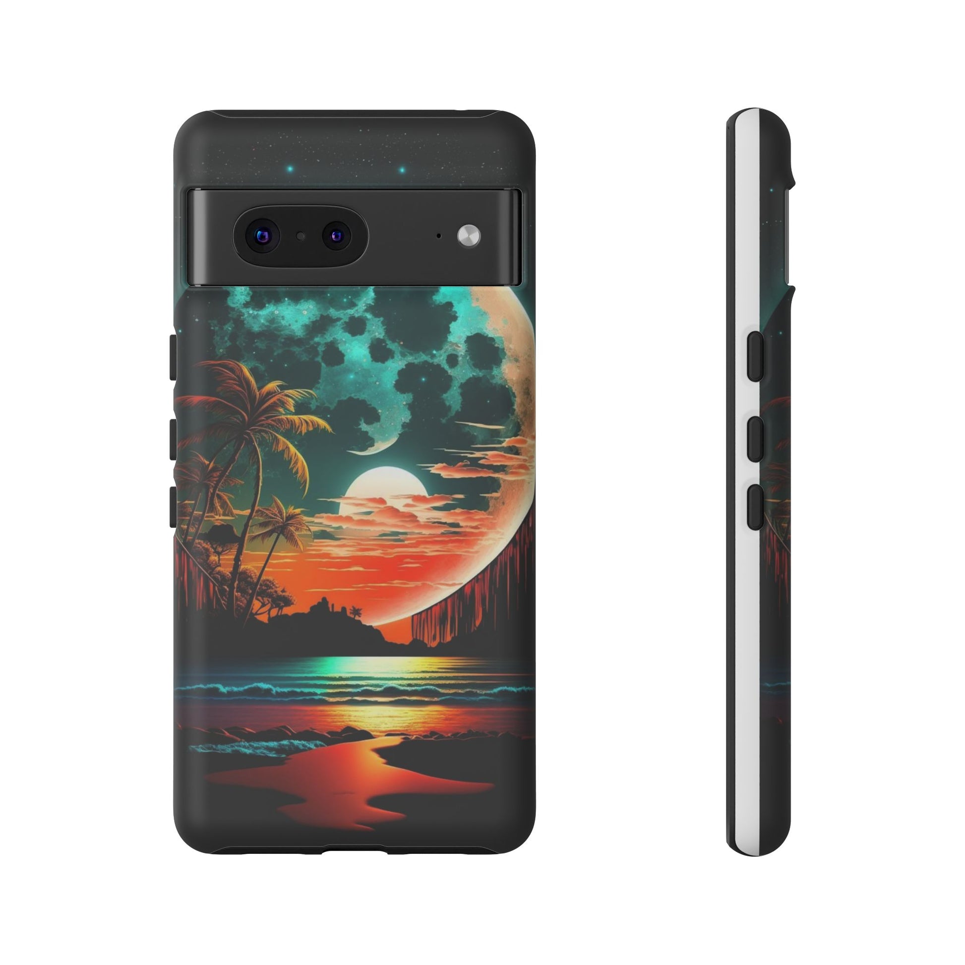 Fantasy Beach Sunset Landscape Phone Case for iPhone, Samsung Galaxy, & Pixel Phones