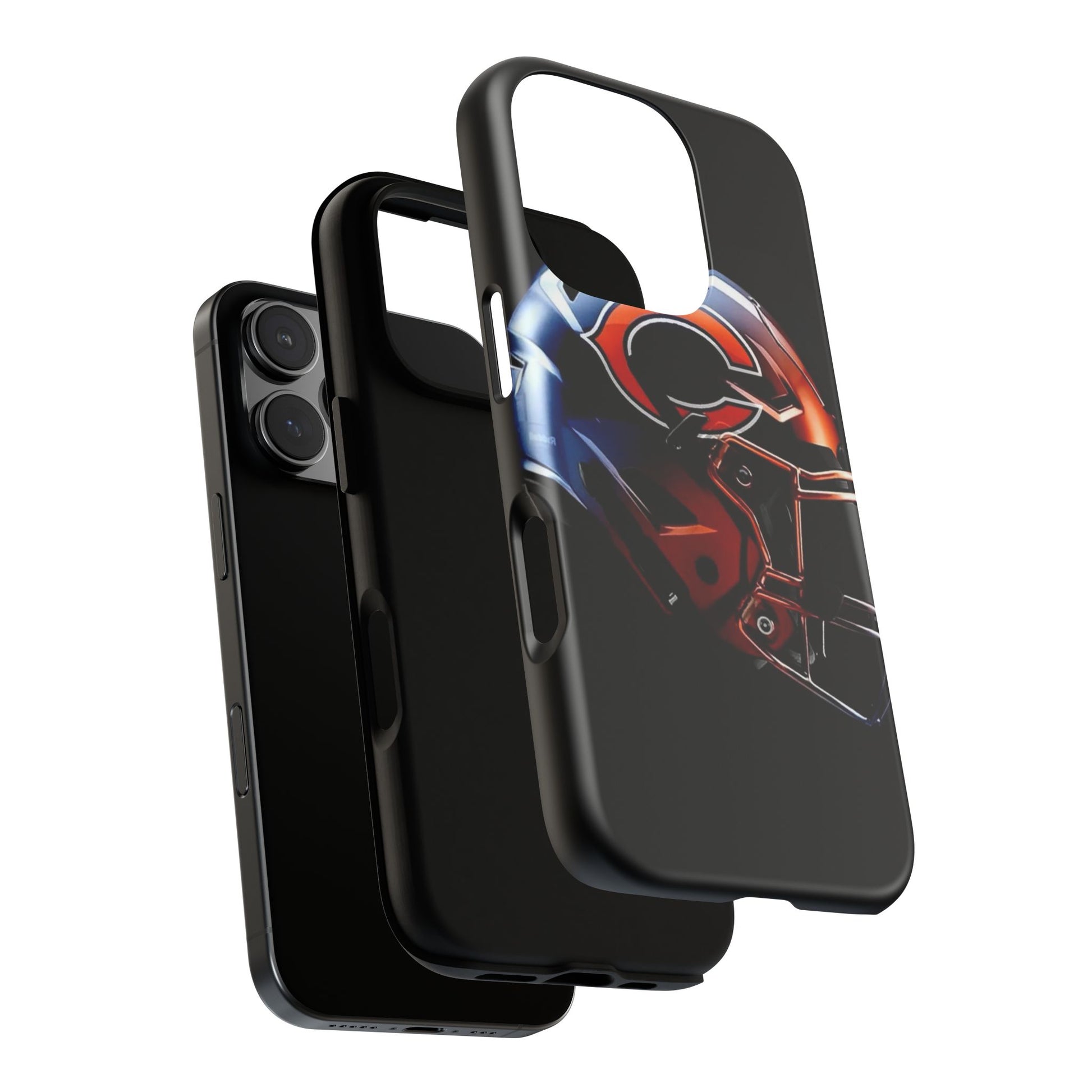 Football Helmet Chicago Bears Phone Case, Tough Cases for iPhones, Samsung, and Pixel