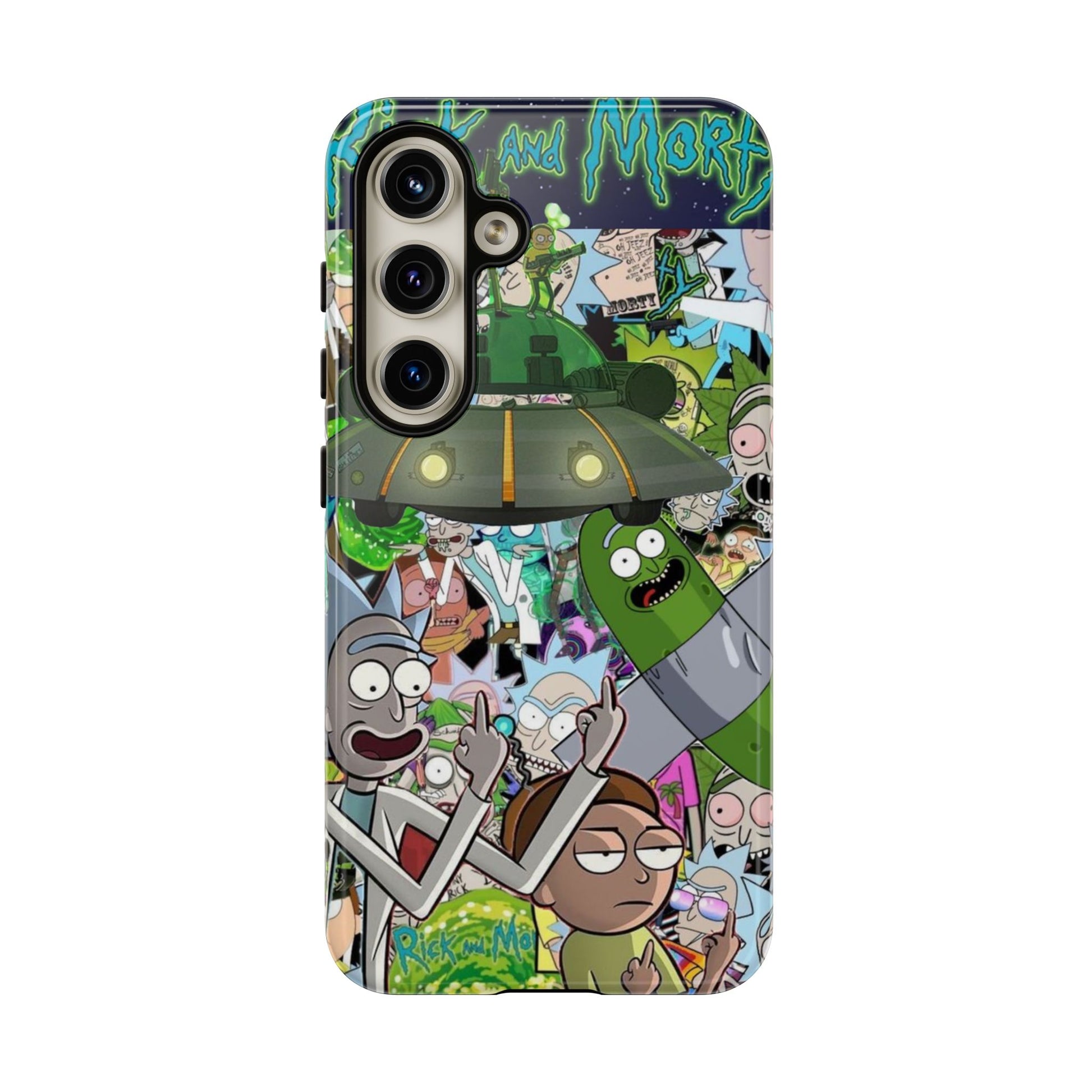 Rick and Morty Phone Case, Tough Cases for iPhones, Samsung, and Pixel