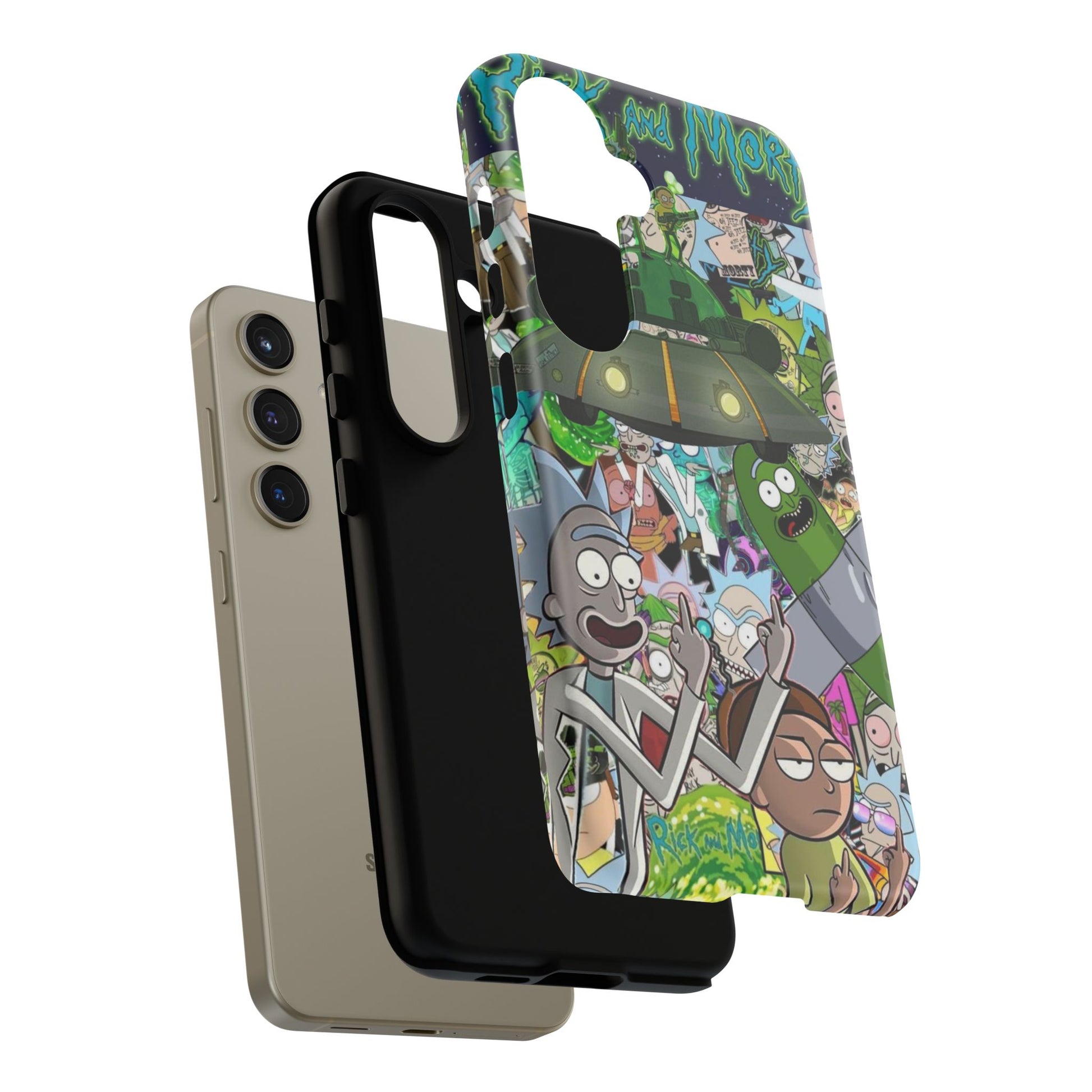 Rick and Morty Phone Case, Tough Cases for iPhones, Samsung, and Pixel