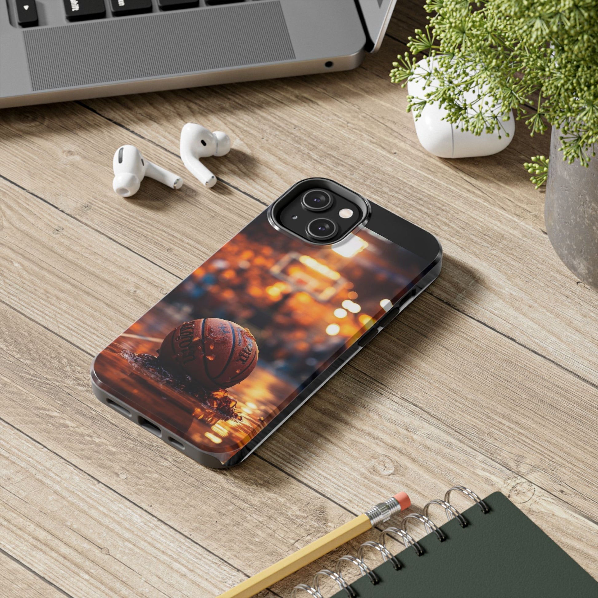 Basketball Court Tough Phone Cases for Iphones & Samsung Durable