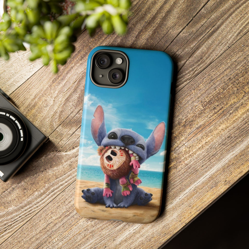 Stitch Beach Sunset Landscape Phone Case for iPhone, Samsung Galaxy, & Pixel Phones