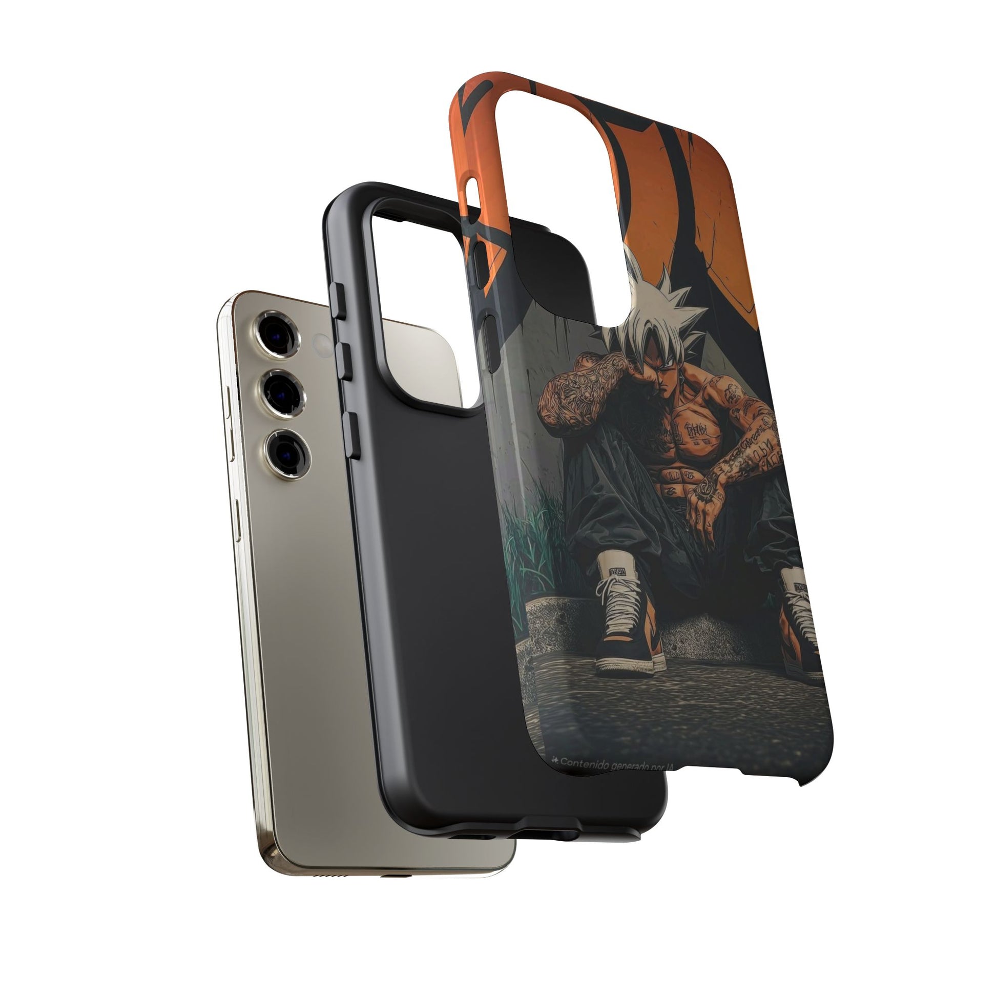 Anime DBZ Thug Tough Cases for iPhones, Samsung, and Pixel