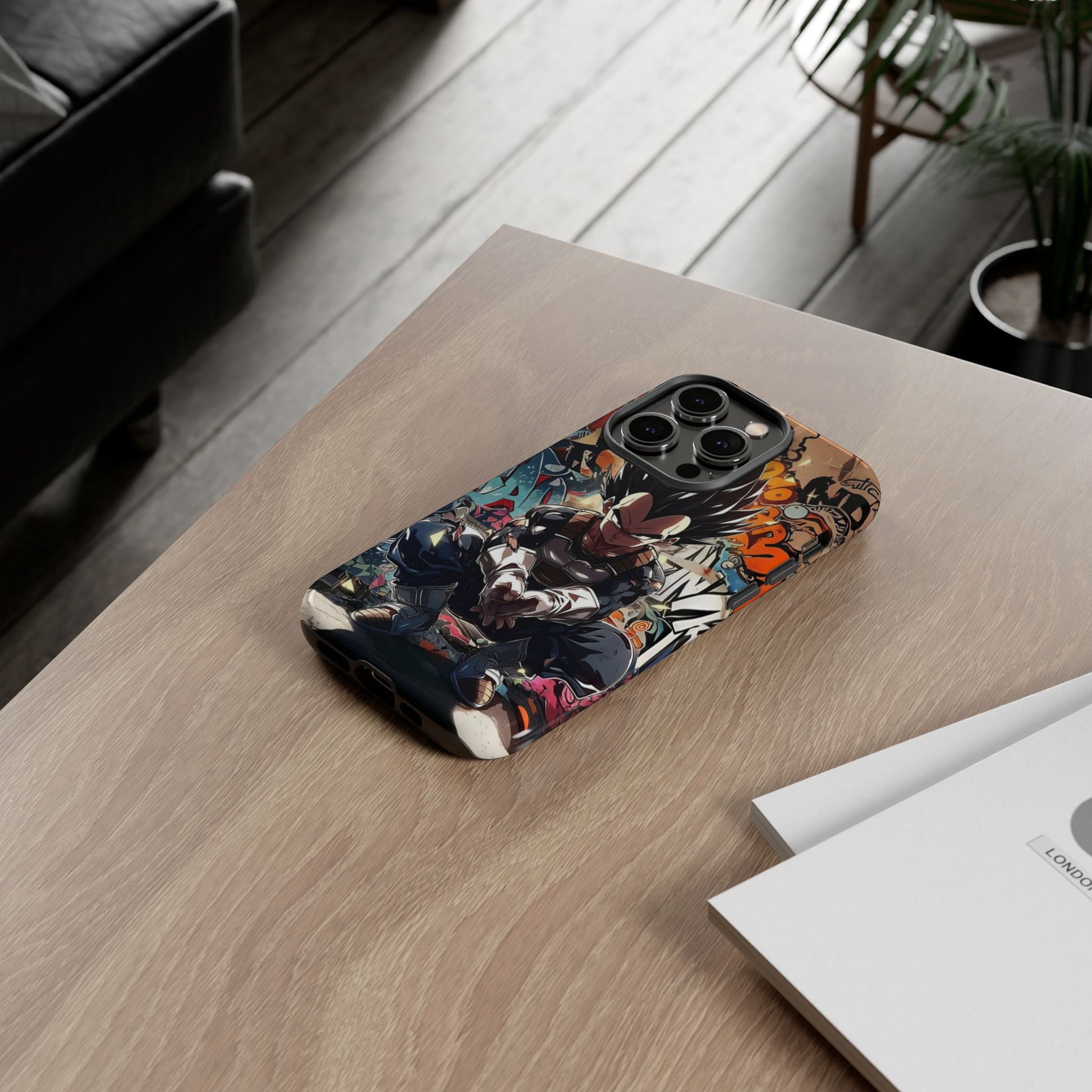 Anime Vegeta Dragon ball Z Tough Cases for iPhones, Samsung, and Pixel