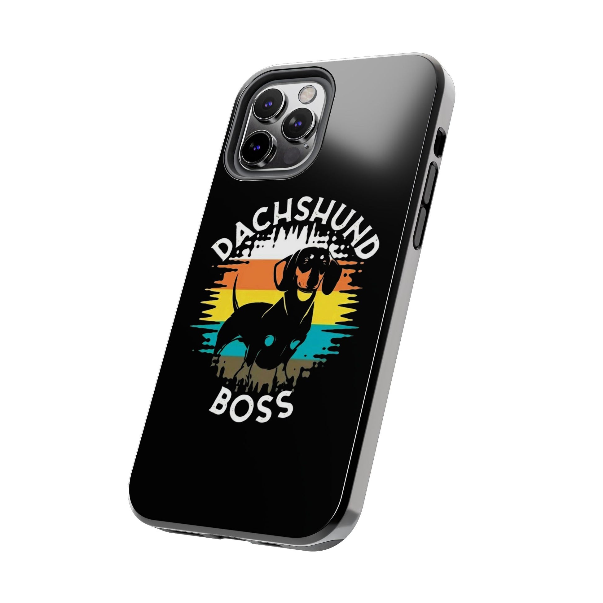 Dachshund Boss Theme Phone Cases for iPhones & Samsung Phones