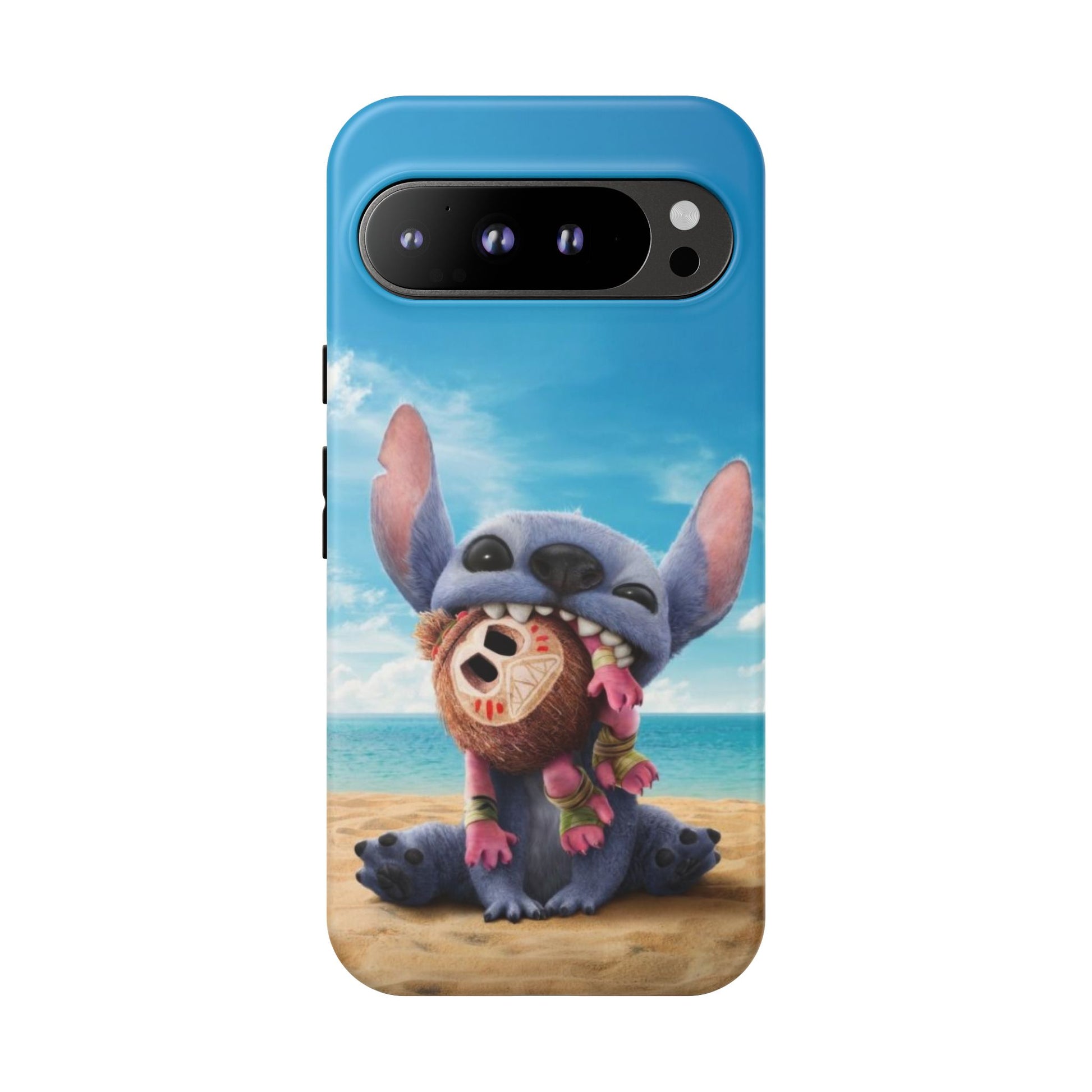 Stitch Beach Sunset Landscape Phone Case for iPhone, Samsung Galaxy, & Pixel Phones