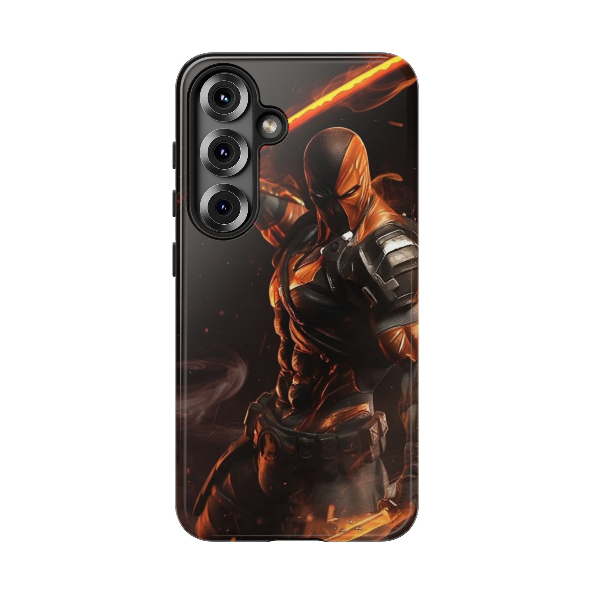DC Comics Death Stroke Tough Cases for iPhones, Samsung, and Pixel