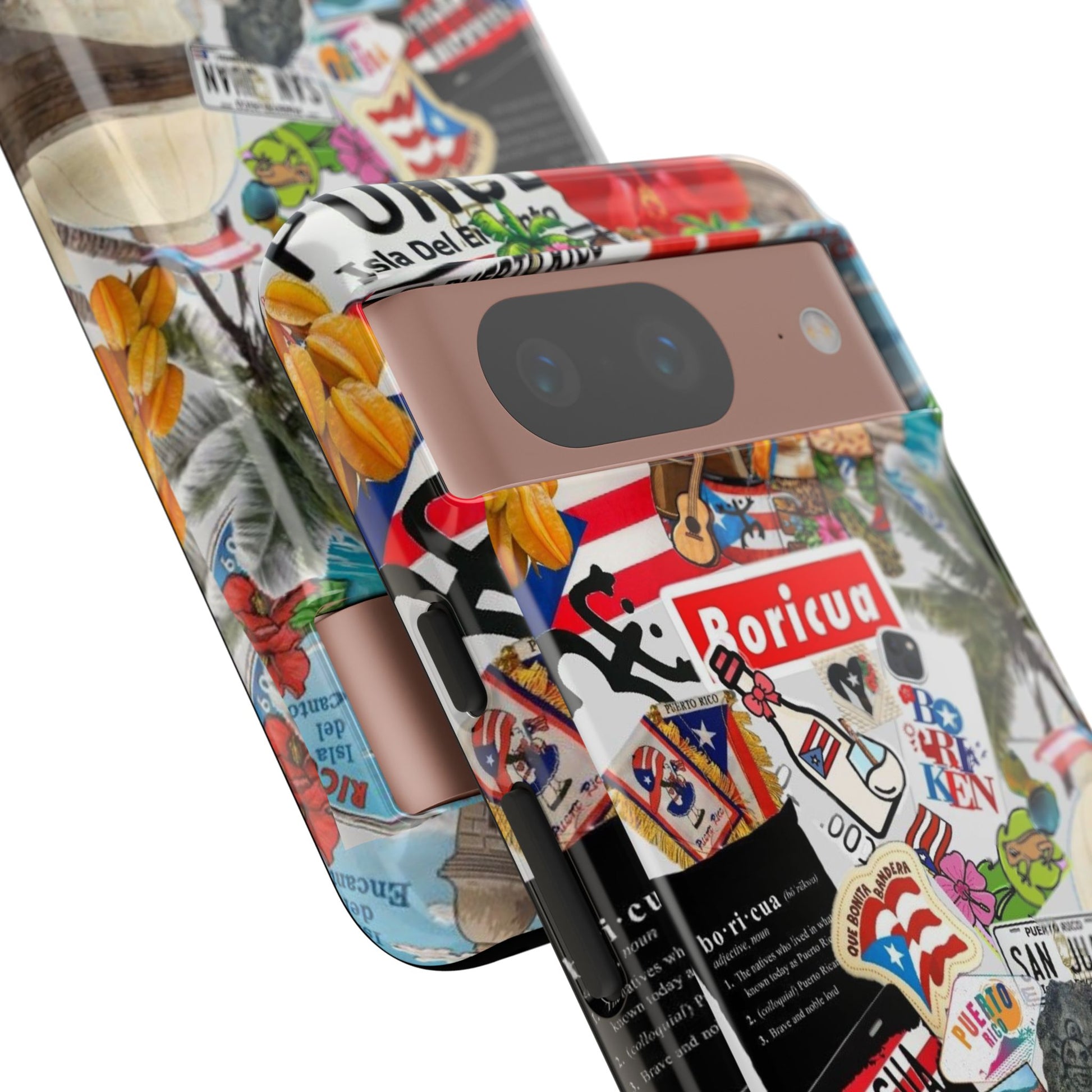 Puerto Rico Boricua Art Tough Cases for iPhones, Samsung, and Pixel
