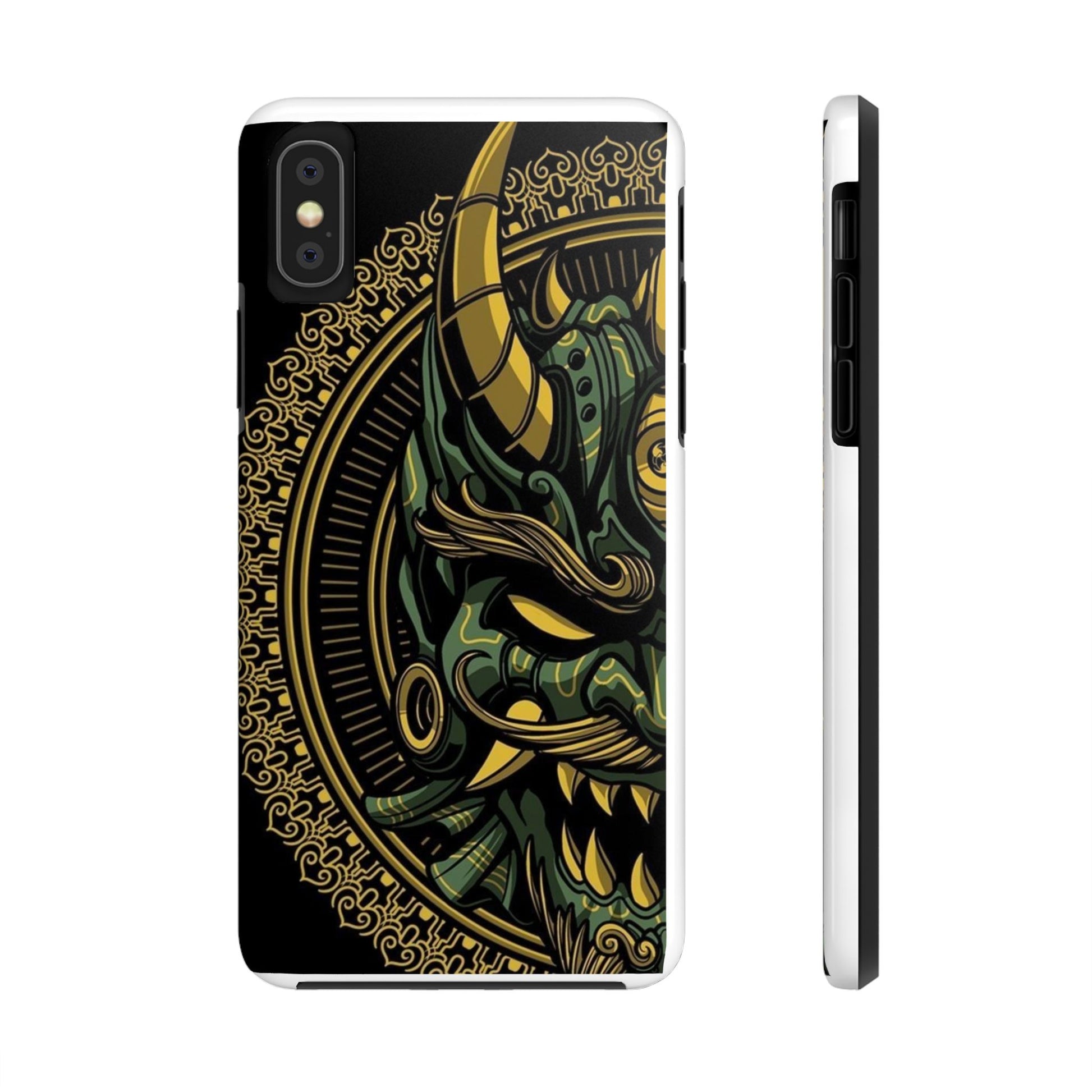 Kabuki Mask Theme Phone Cases for Iphones & Samsung Durable