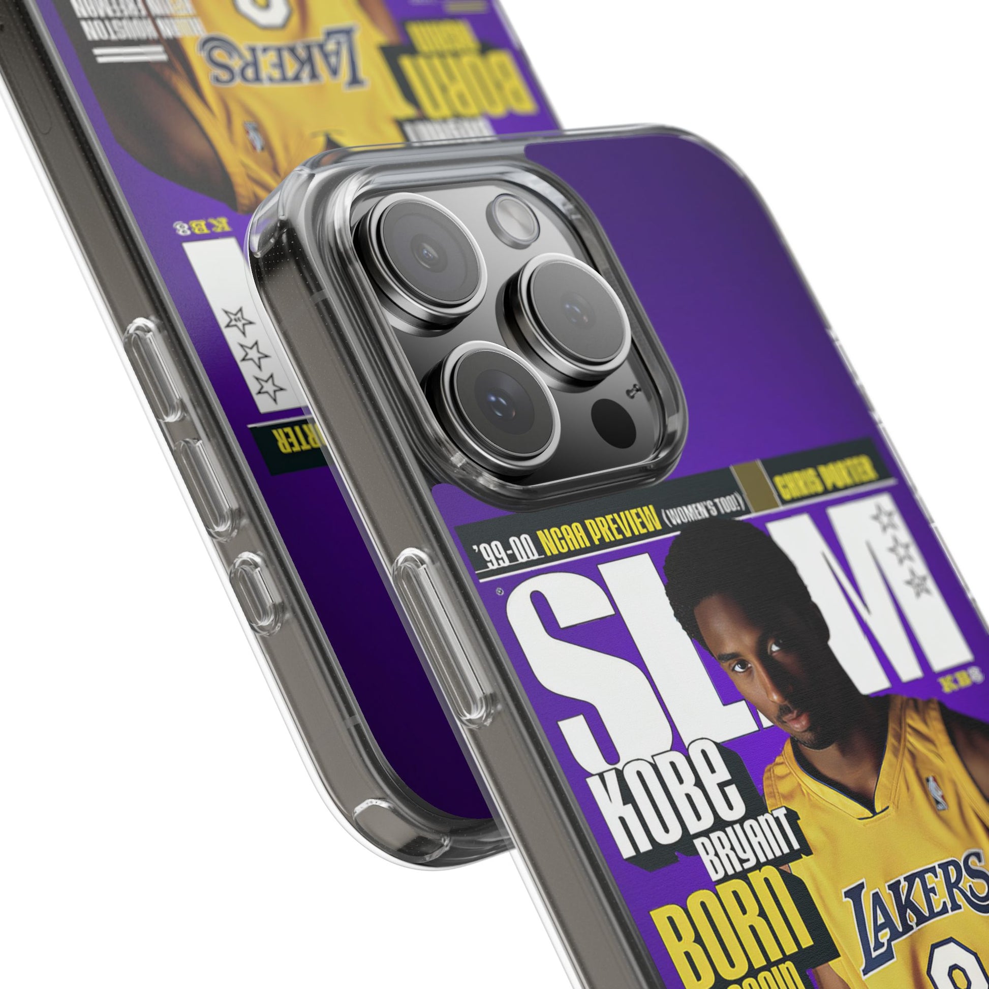 SLAM Cover Kobe Basketball Inspired design Clear Phone Cases