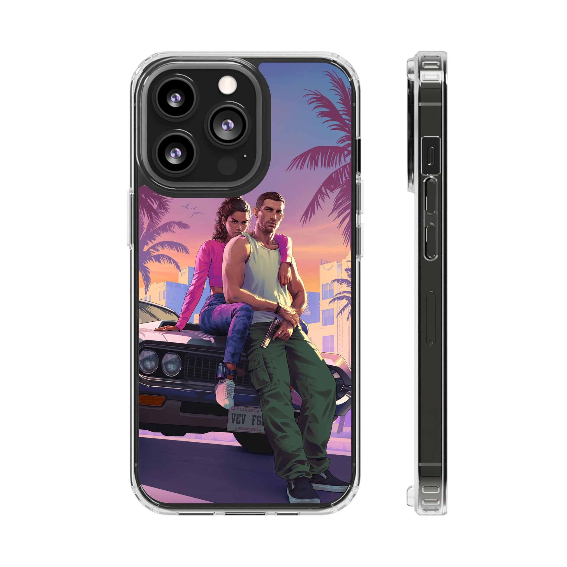 Grand Theft Game inspired Protective Iphone and Samsung case
