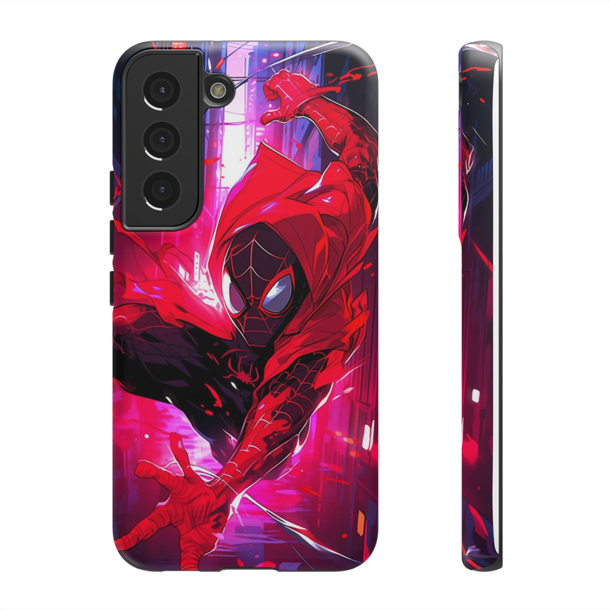 Miles Morales Spiderman Phone Case, Tough Cases for iPhones, Samsung, and Pixel