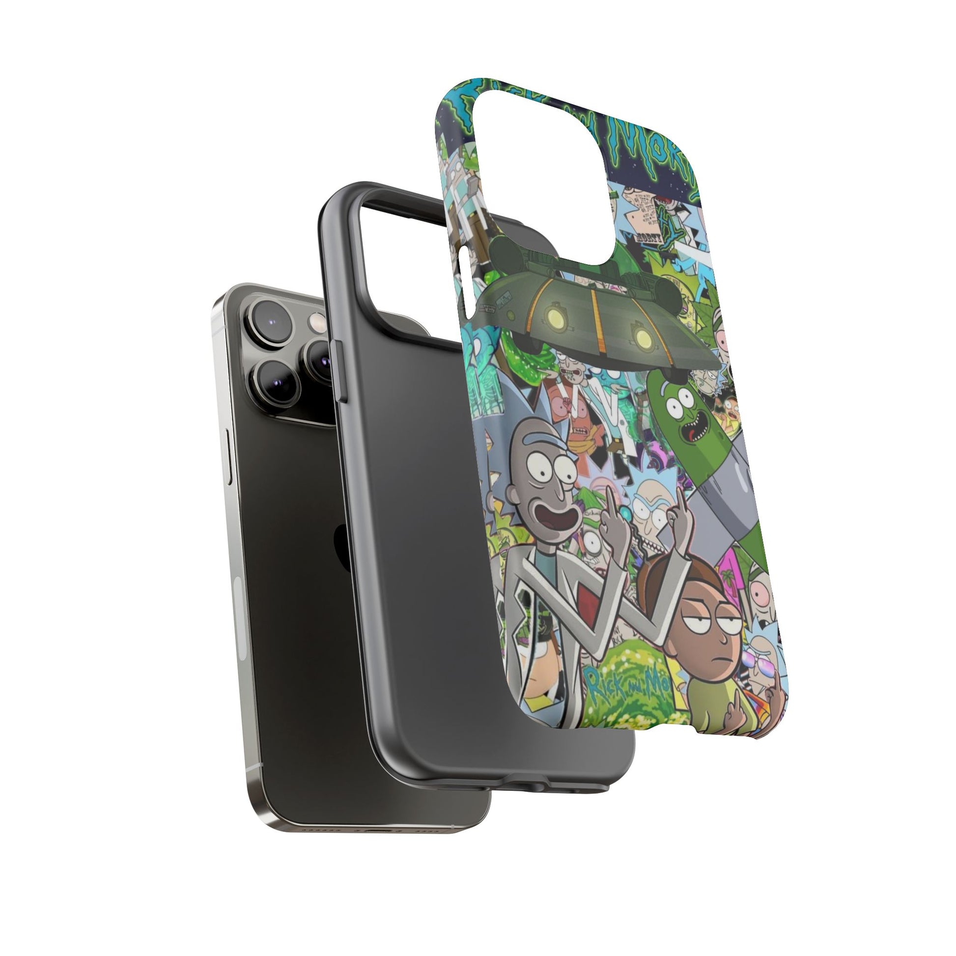 Rick and Morty Phone Case, Tough Cases for iPhones, Samsung, and Pixel