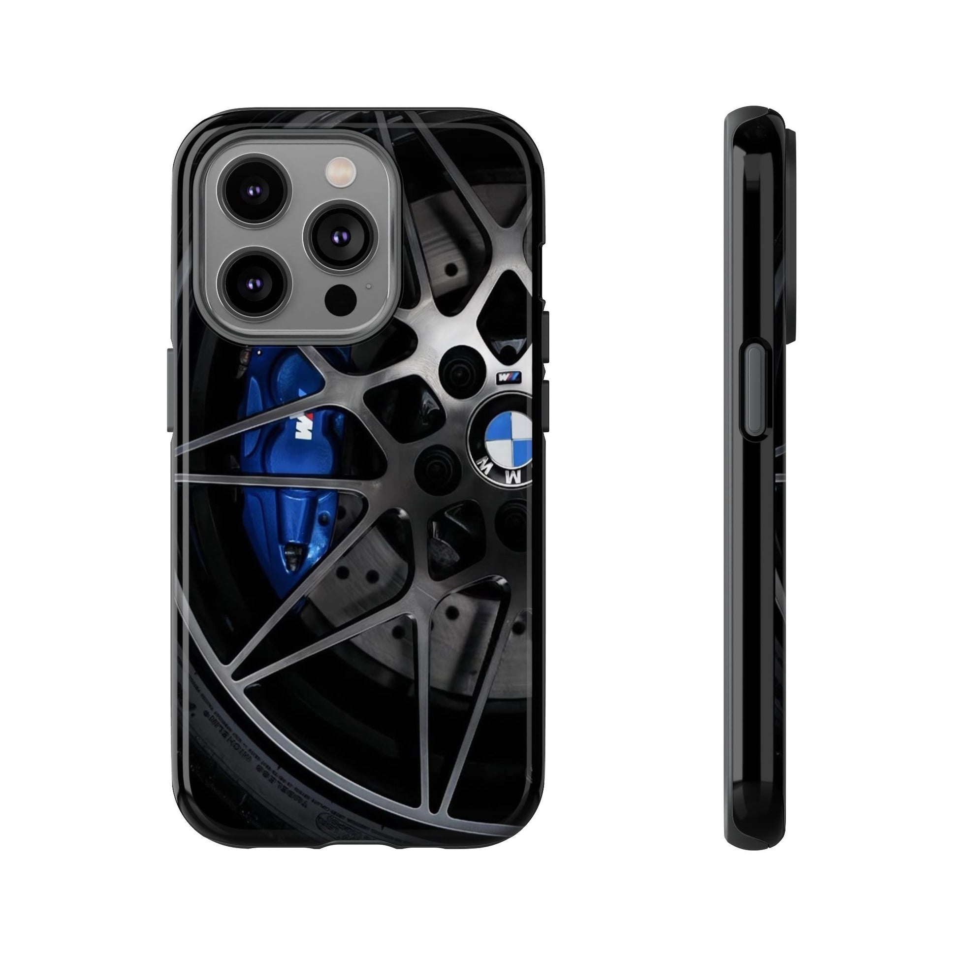 BMW M3 Racing Wheels Tough Cases for iPhones, Samsung, and Pixel