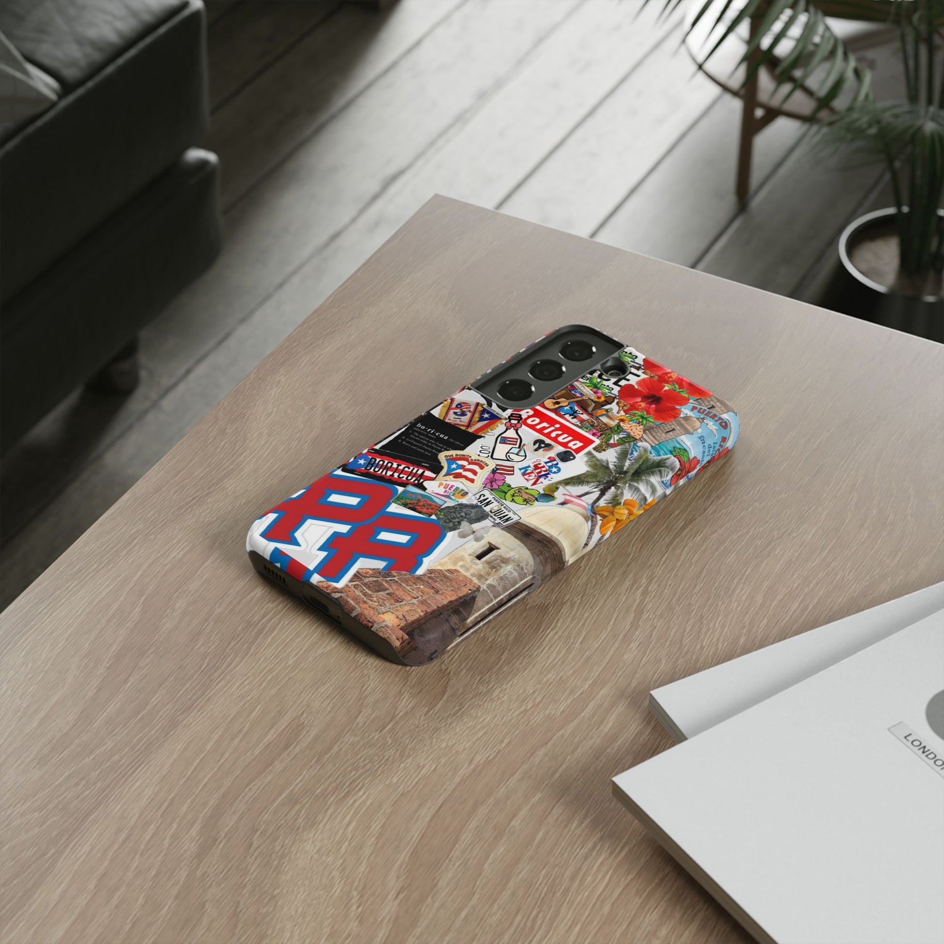 Puerto Rico Boricua Art Tough Cases for iPhones, Samsung, and Pixel
