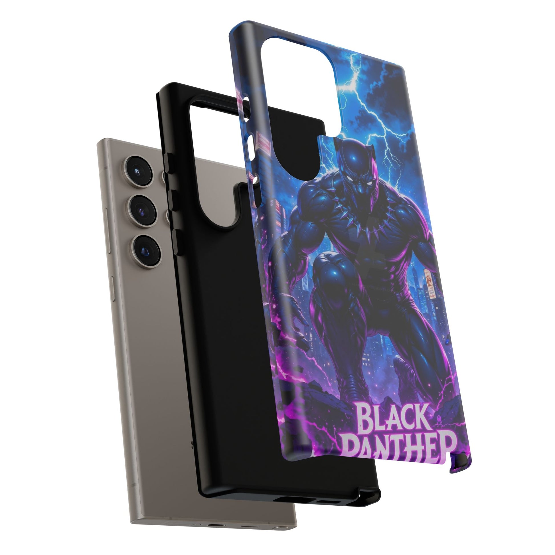 Black Panther Phone Case, Tough Cases for iPhones, Samsung, and Pixel