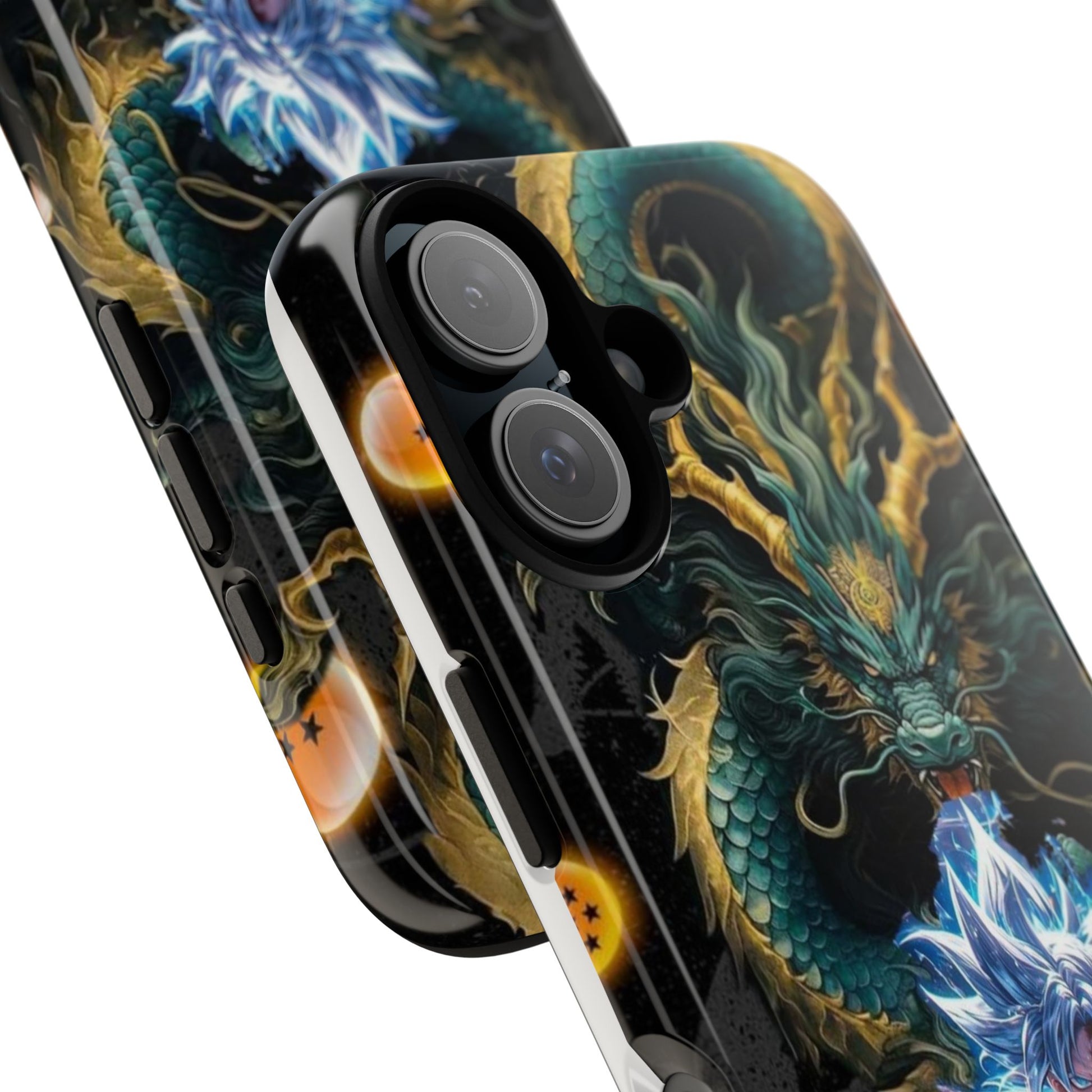 Anime Goku x Shenron Dragonball Z Tough Cases for iPhones, Samsung, and Pixel