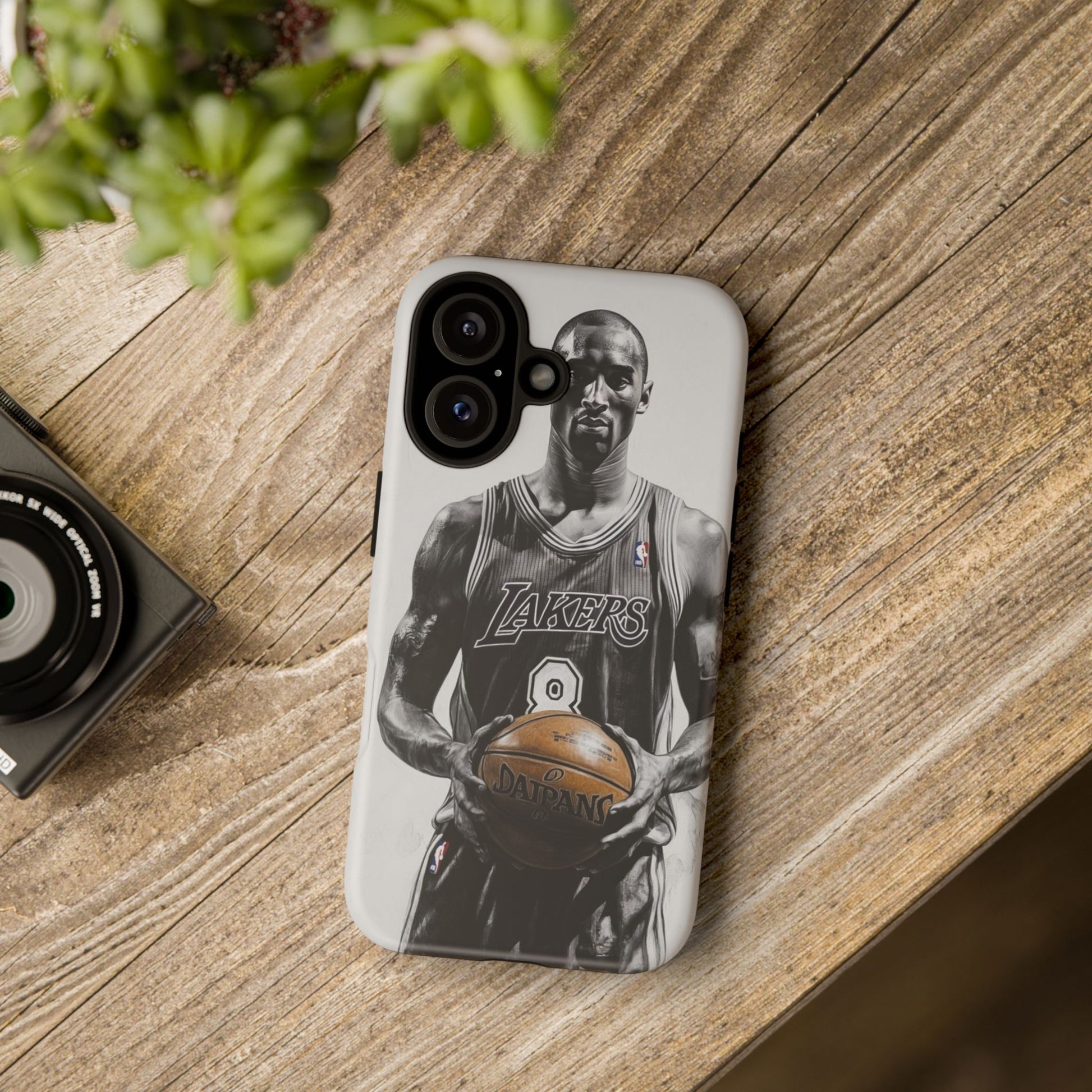 Kobe Basketball Art Tough Cases for iPhones, Samsung, and Pixel