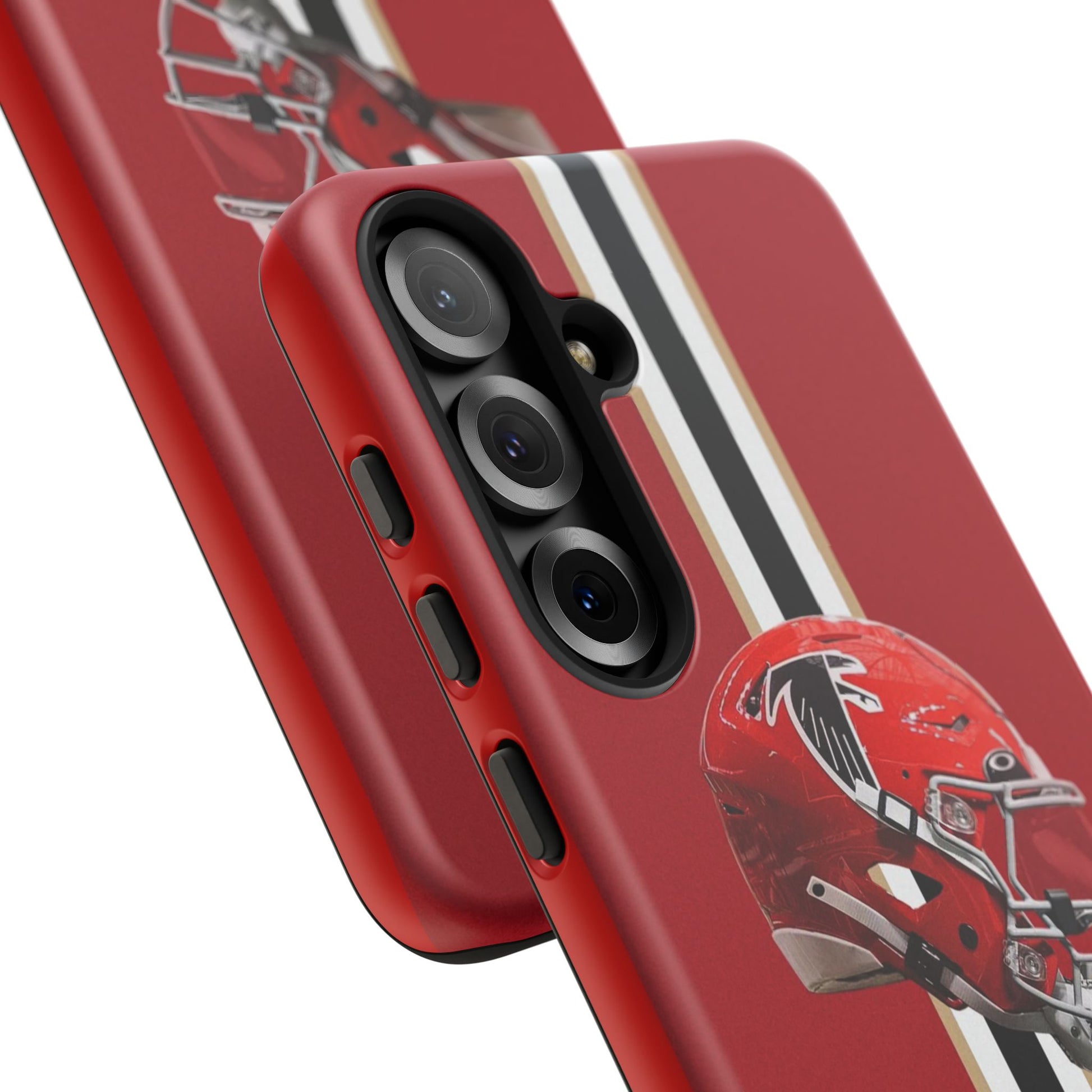 Atlanta Falcons Football Helmet Logo Tough Cases for iPhones, Samsung, and Pixel