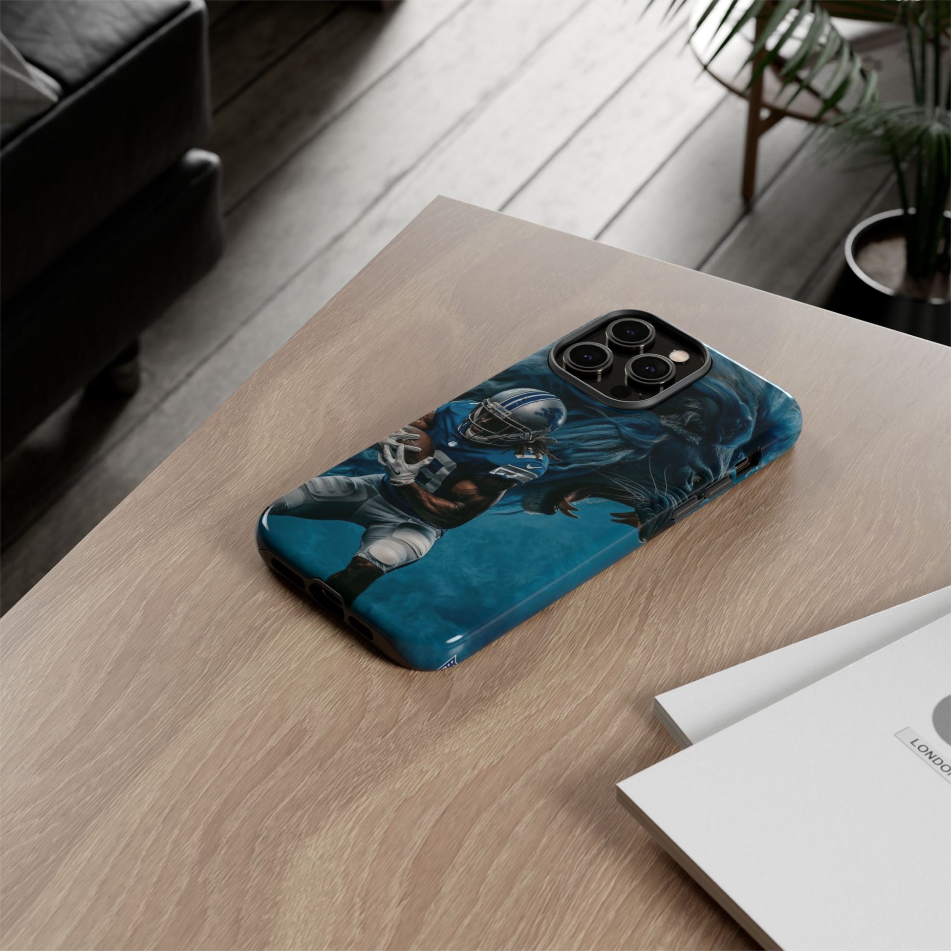 Detroit Lions Player Football Phone Case, Tough Cases for iPhones, Samsung, and Pixel