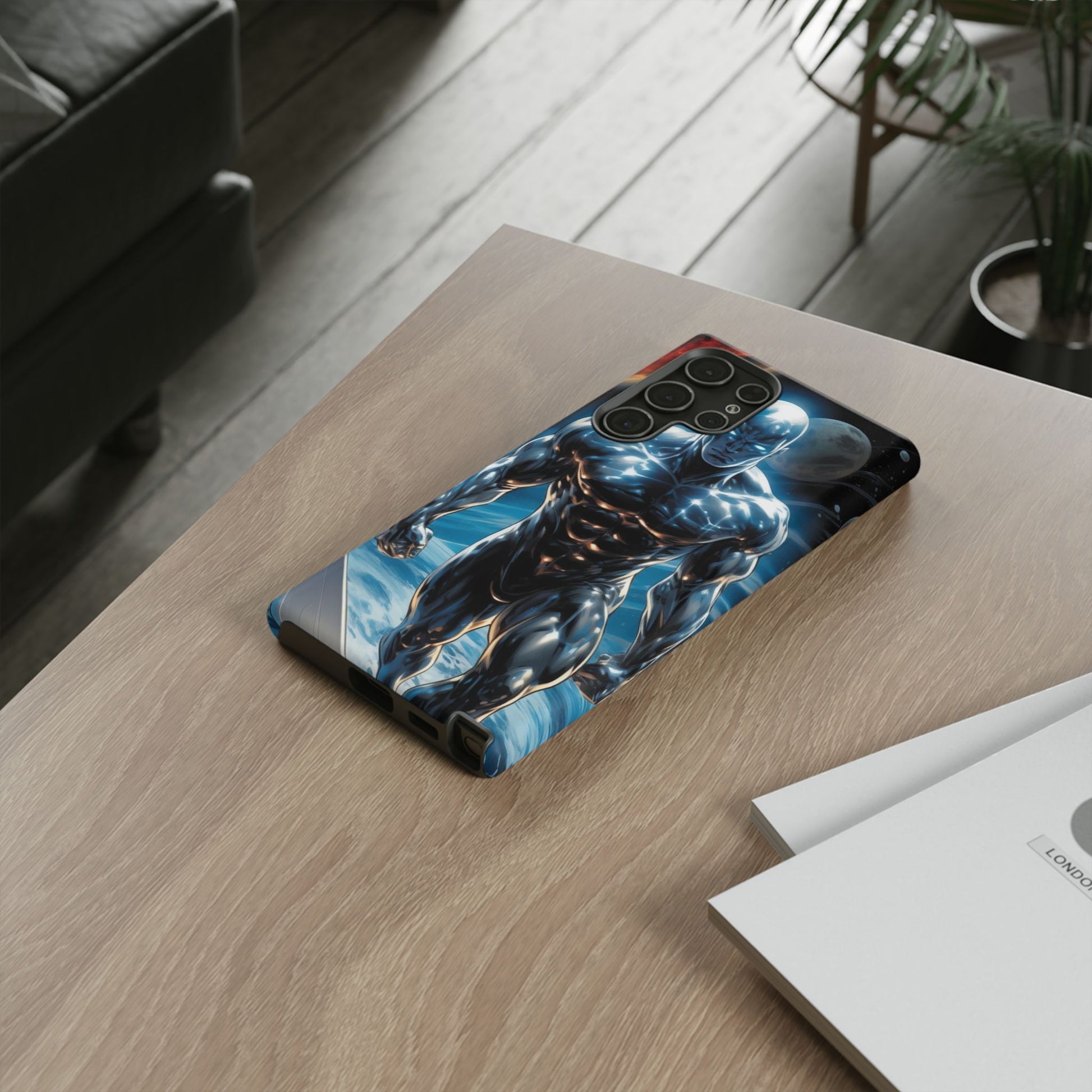 The Silver Surfer Comic Art Phone Case, Tough Cases for iPhones, Samsung, and Pixel