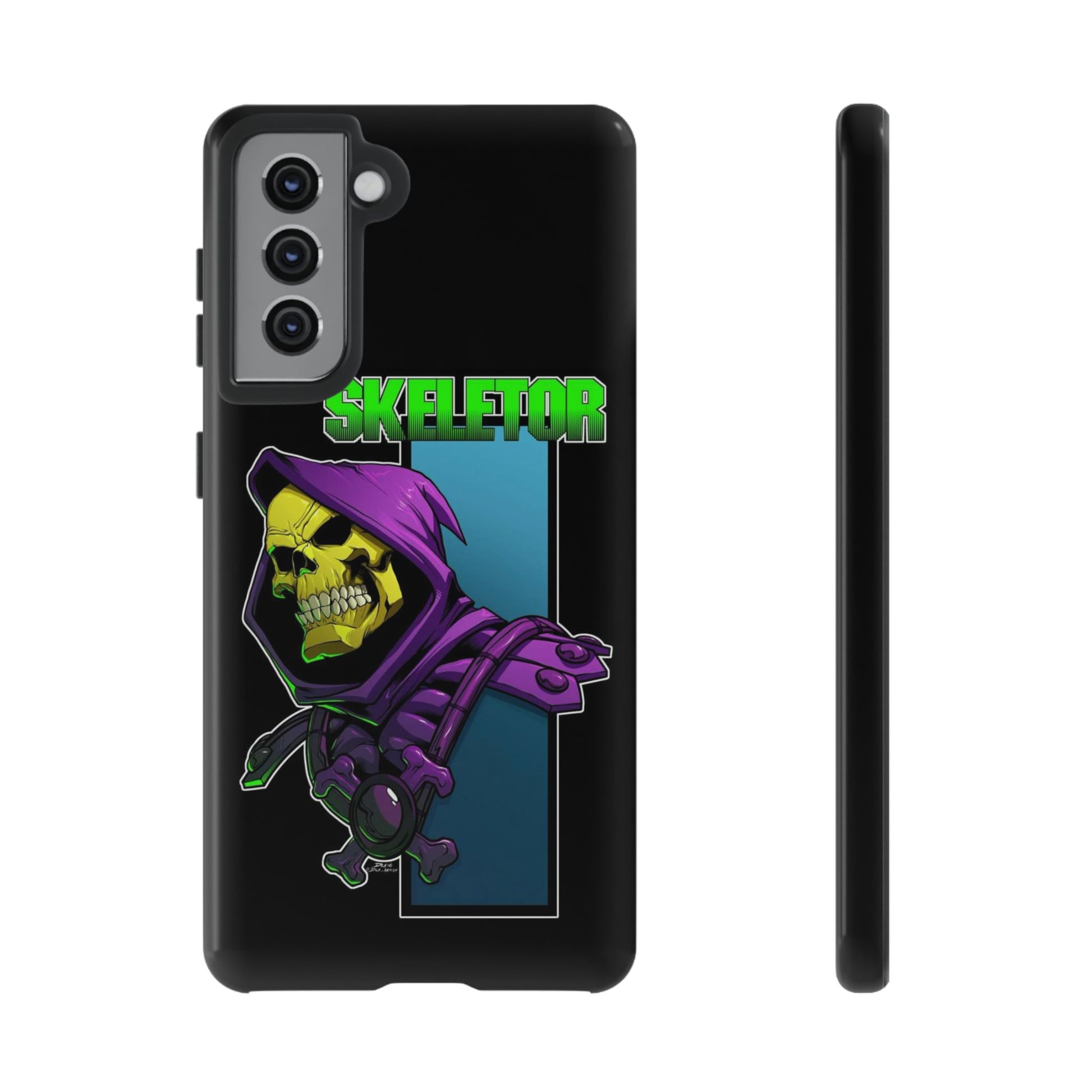 Skeletor Tough Cases for iPhones, Samsung, and Pixel