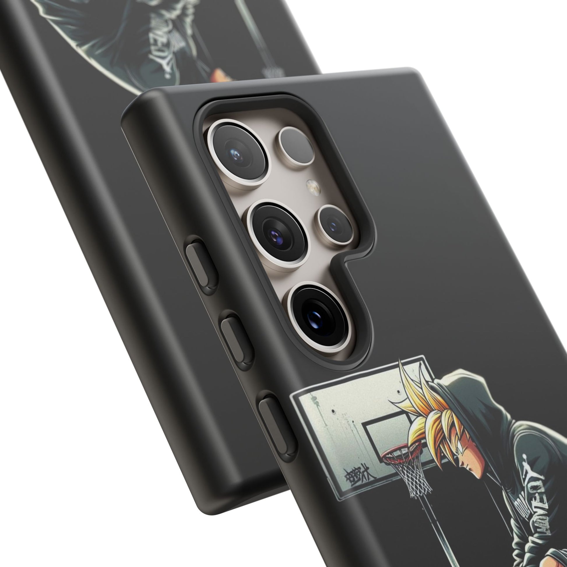 Son Goku Basketball Tough Cases for iPhones, Samsung, and Pixel