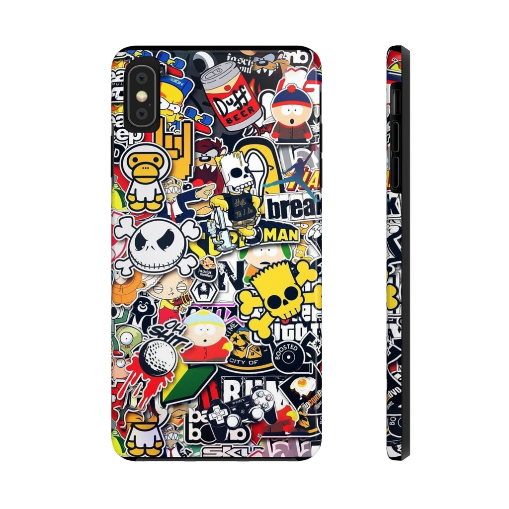 Sticker Bomb Theme Phone Case for iPhone & Samsung Galaxy Phones