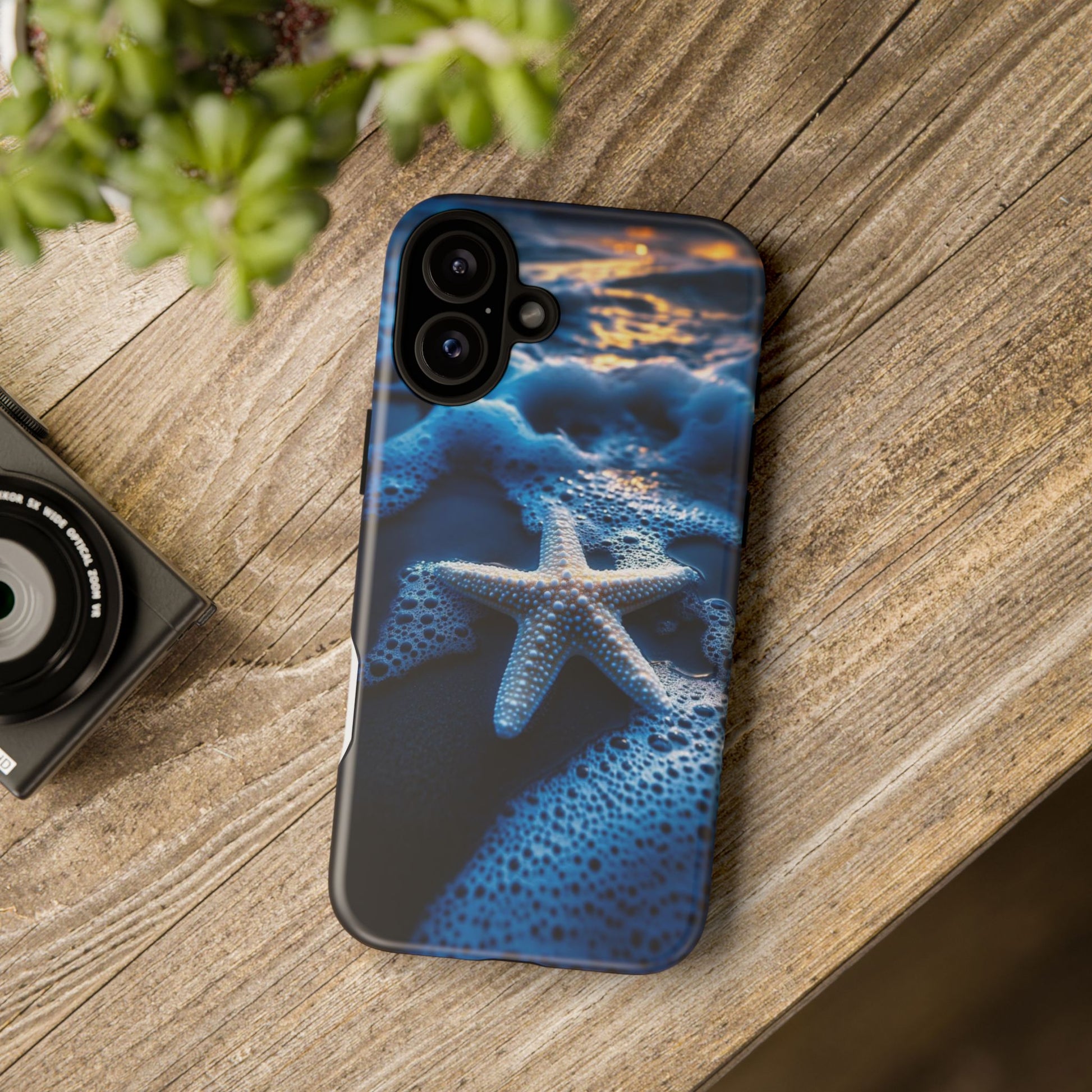 Starfish Beach Tough Cases for iPhones, Samsung, and Pixel