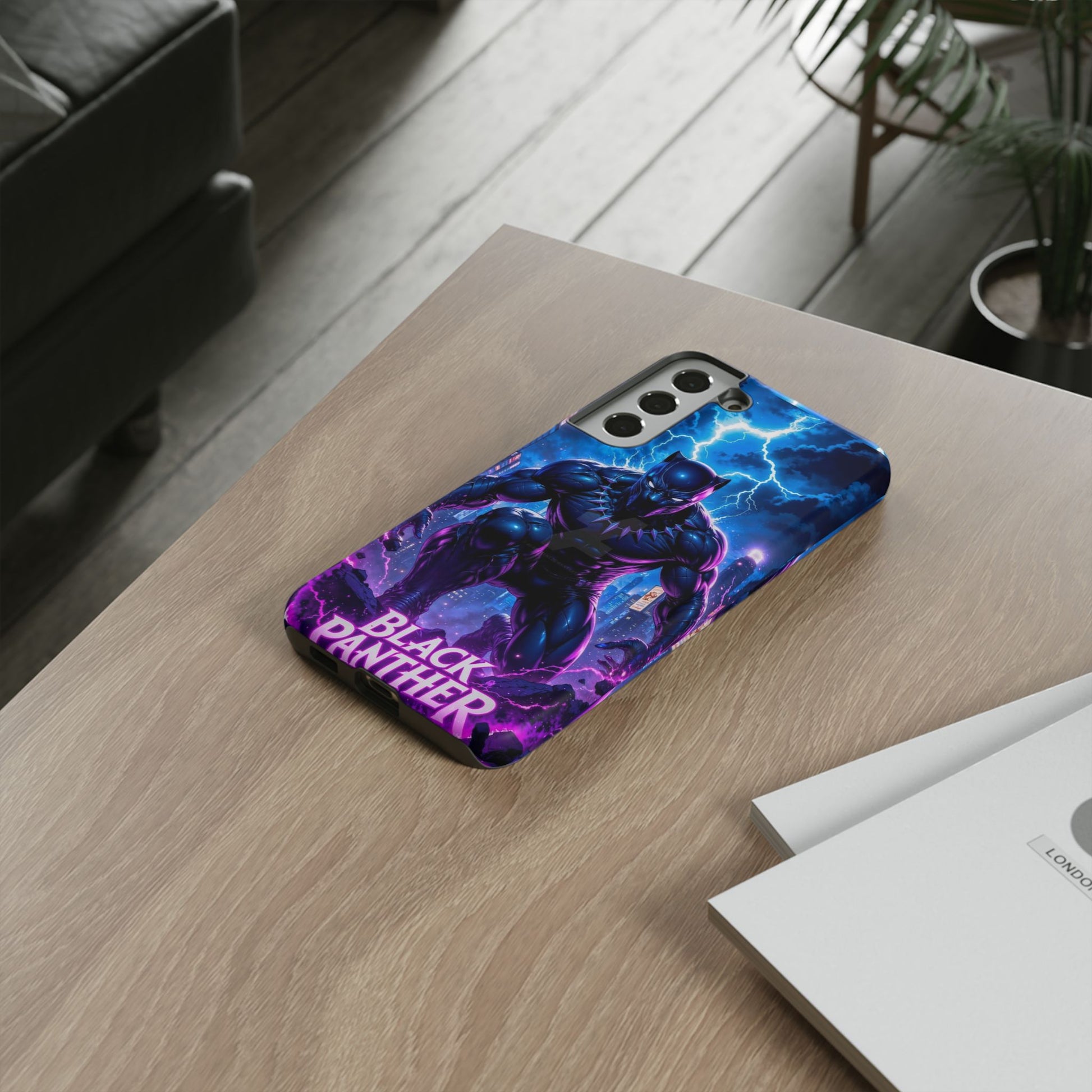 Black Panther Phone Case, Tough Cases for iPhones, Samsung, and Pixel
