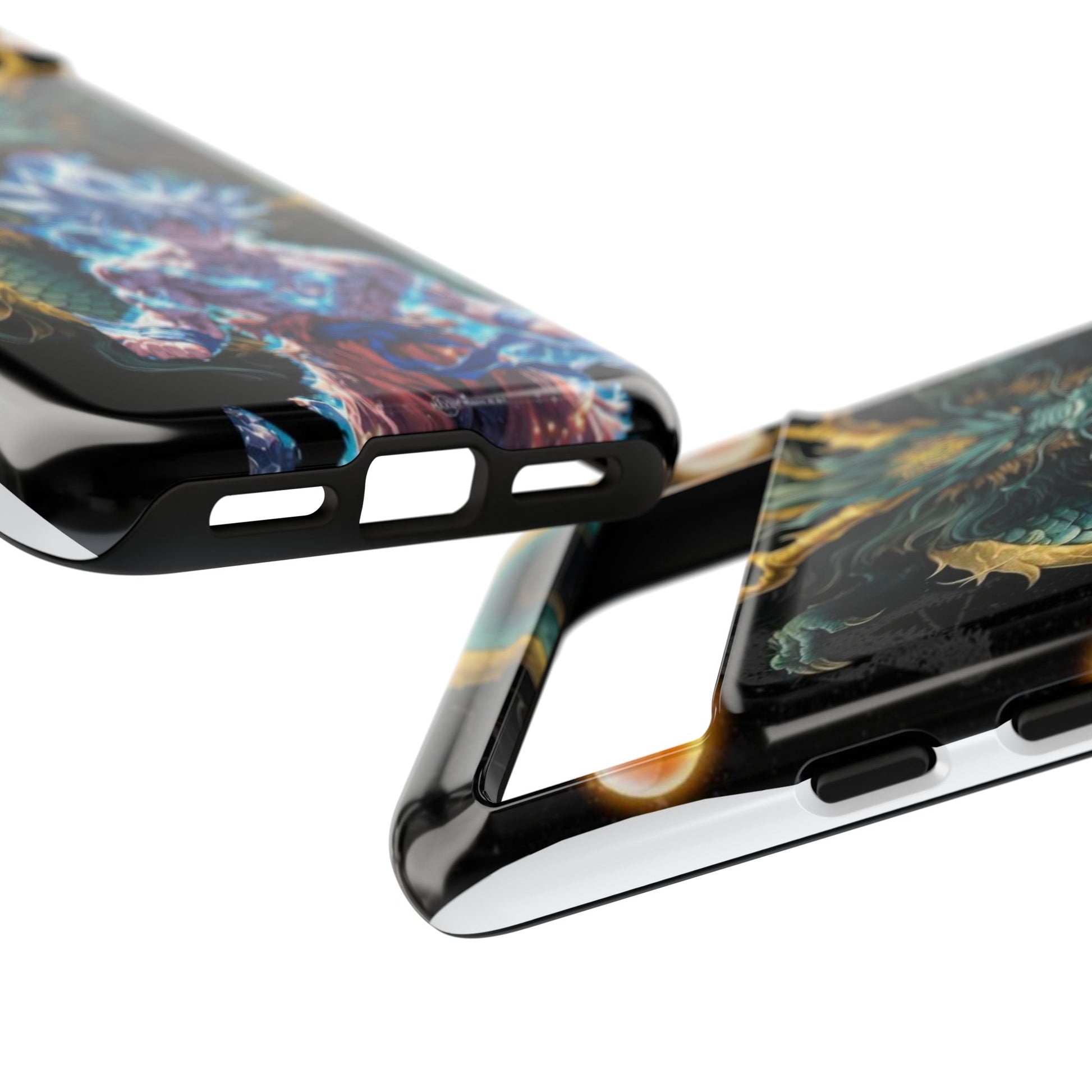 Anime Goku x Shenron Dragonball Z Tough Cases for iPhones, Samsung, and Pixel