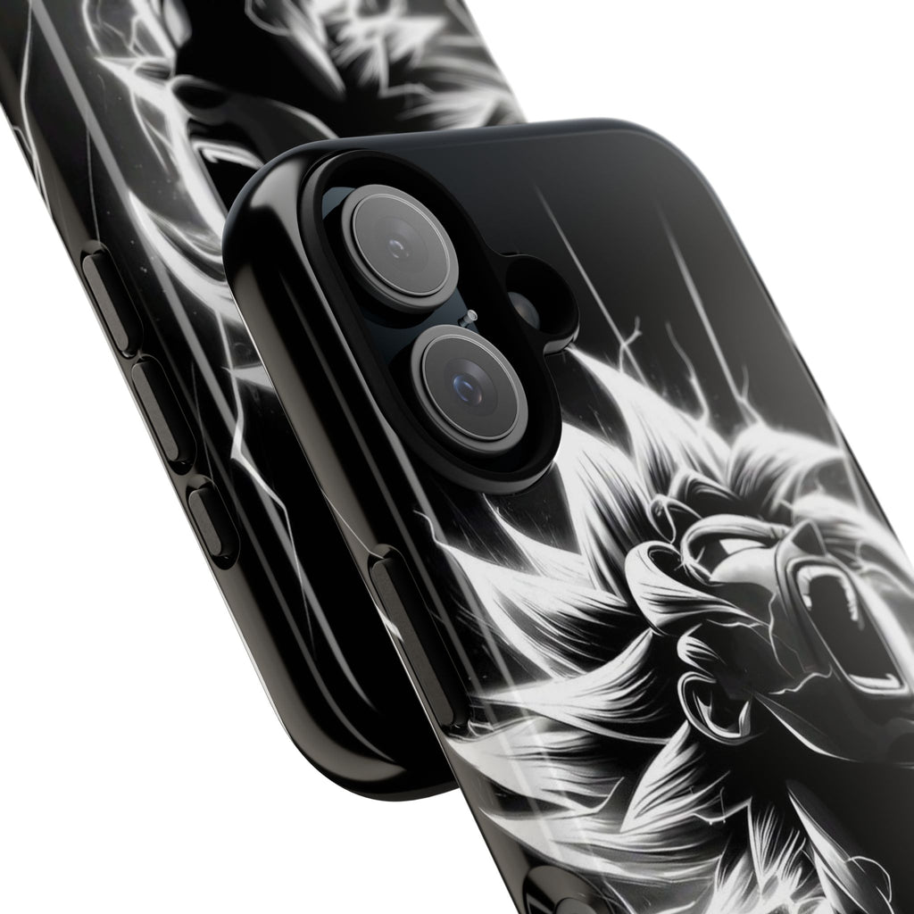 Anime Saiyan Rage Dragon ball Z Tough Cases for iPhones, Samsung, and Pixel