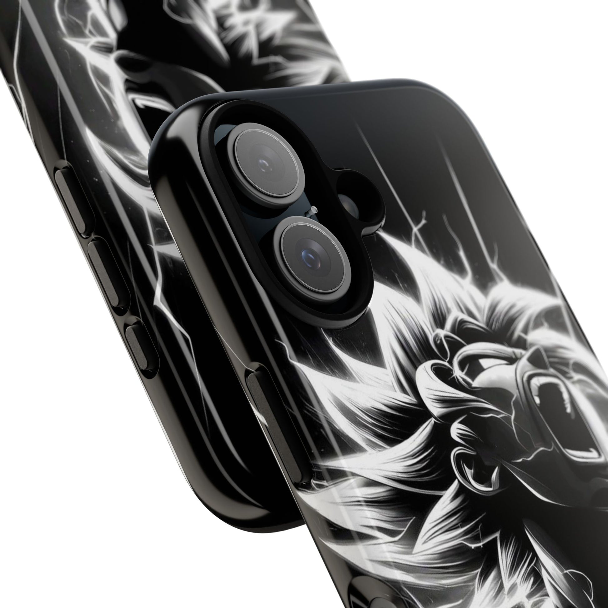 Anime Saiyan Rage Dragon ball Z Tough Cases for iPhones, Samsung, and Pixel