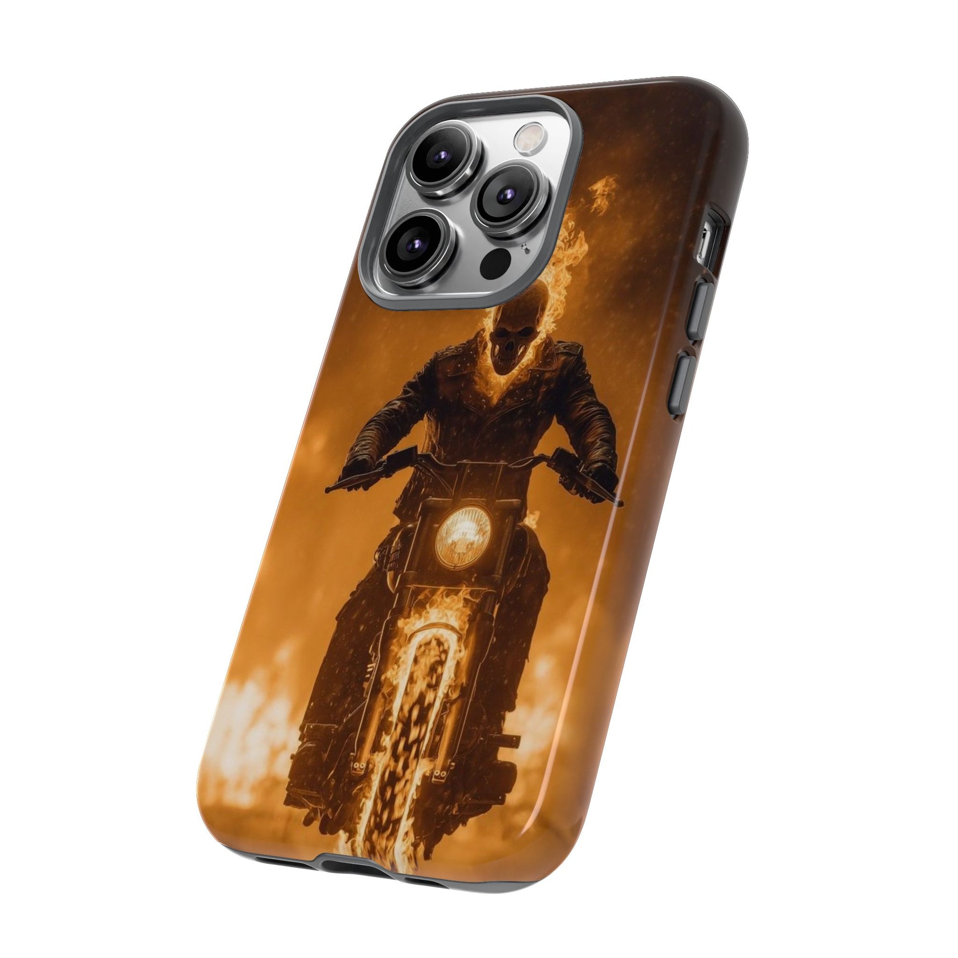 Marvel's Ghostrider Tough Cases for iPhones, Samsung, and Pixel