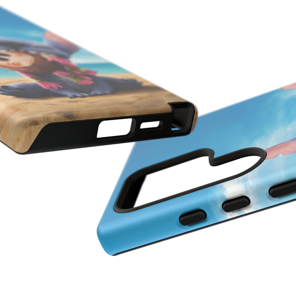 Stitch Beach Sunset Landscape Phone Case for iPhone, Samsung Galaxy, & Pixel Phones