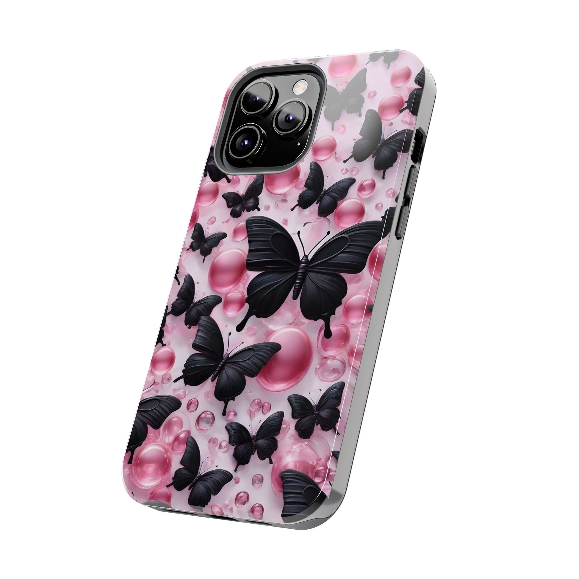 Pearls and Butterflies Theme Phone Cases for iPhones & Samsung Phones