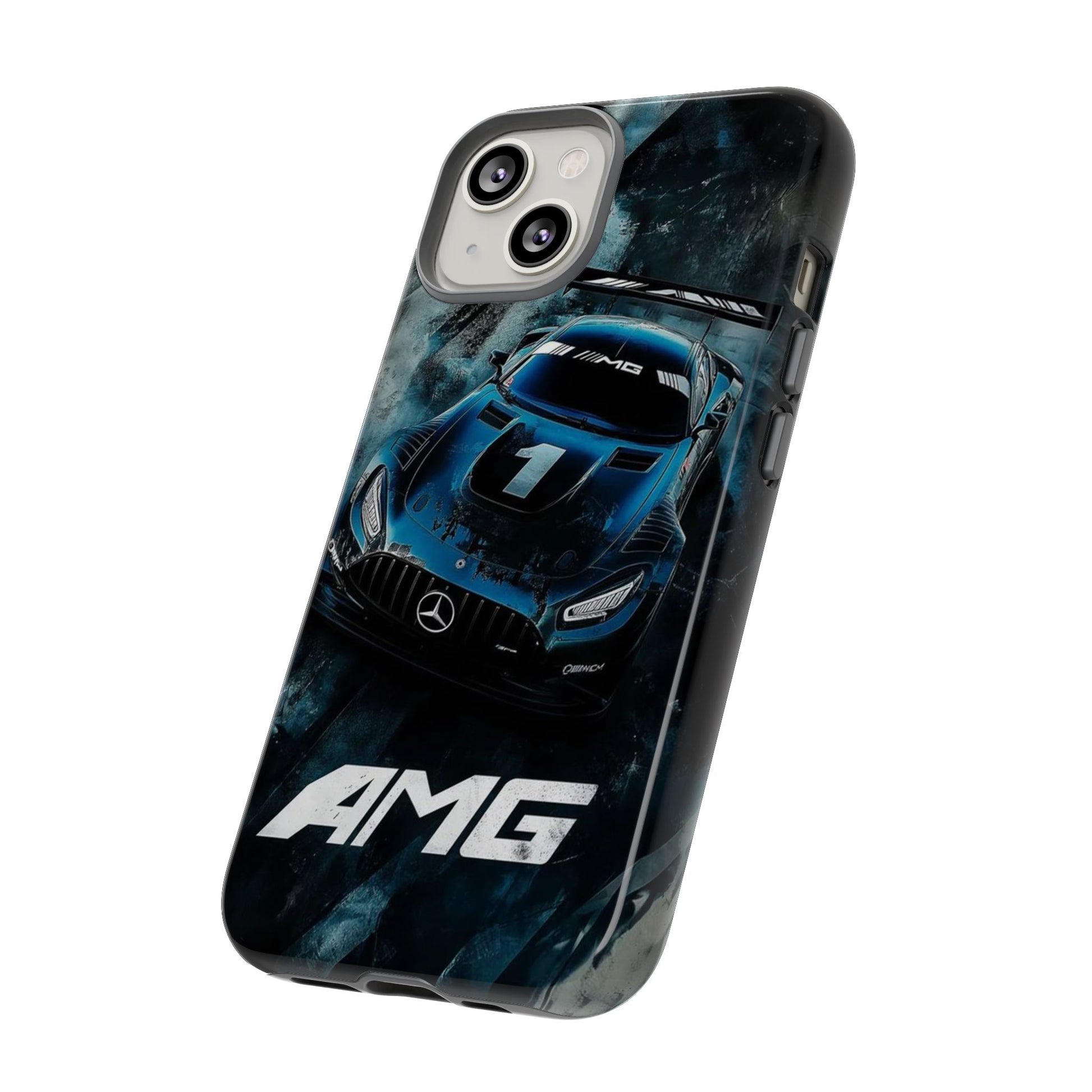 Mercedes AMG Racing Car Tough Cases for iPhones, Samsung, and Pixel
