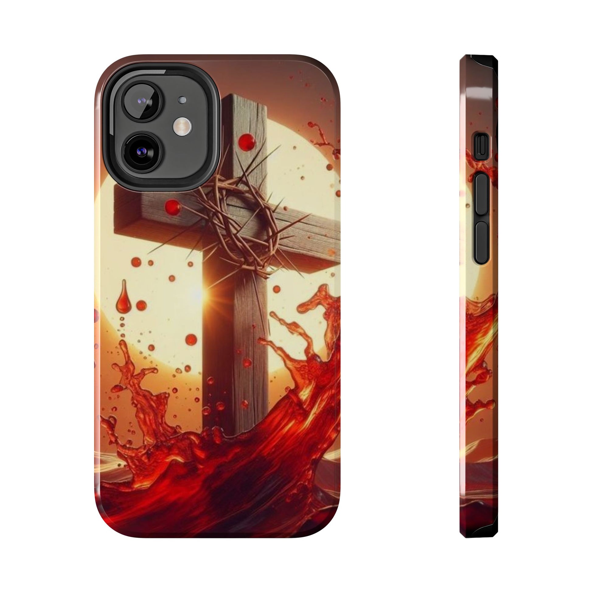 Blood of Christ Christian Theme Phone Cases for iPhones & Samsung Phones