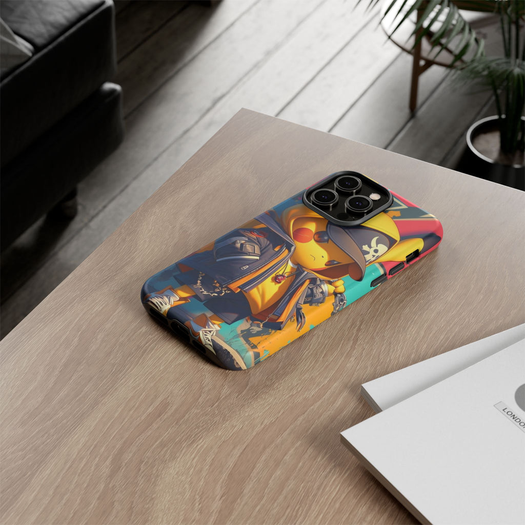 Cute Poke Bear Phone Case, Tough Cases for iPhones, Samsung, and Pixel
