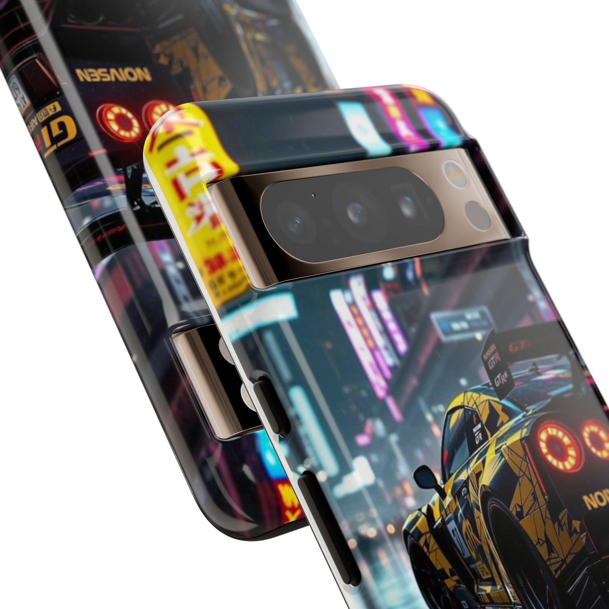 Nissan GTR in Japan Art Tough Cases for iPhones, Samsung, and Pixel