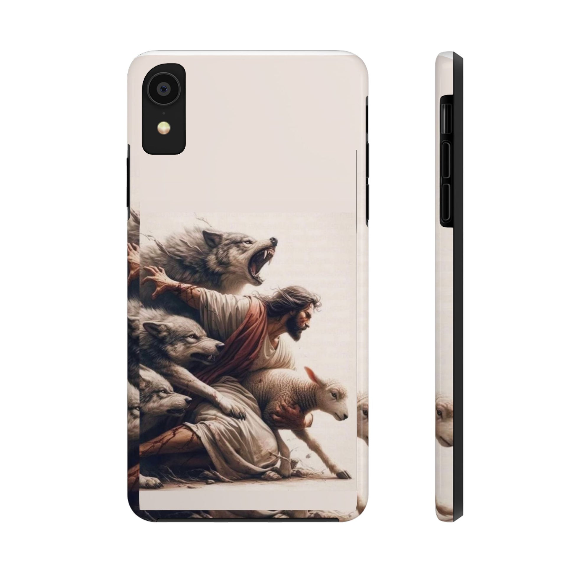 Jesus x Wolves Christian Themed Tough Phone Cases for Iphones & Samsung Phones
