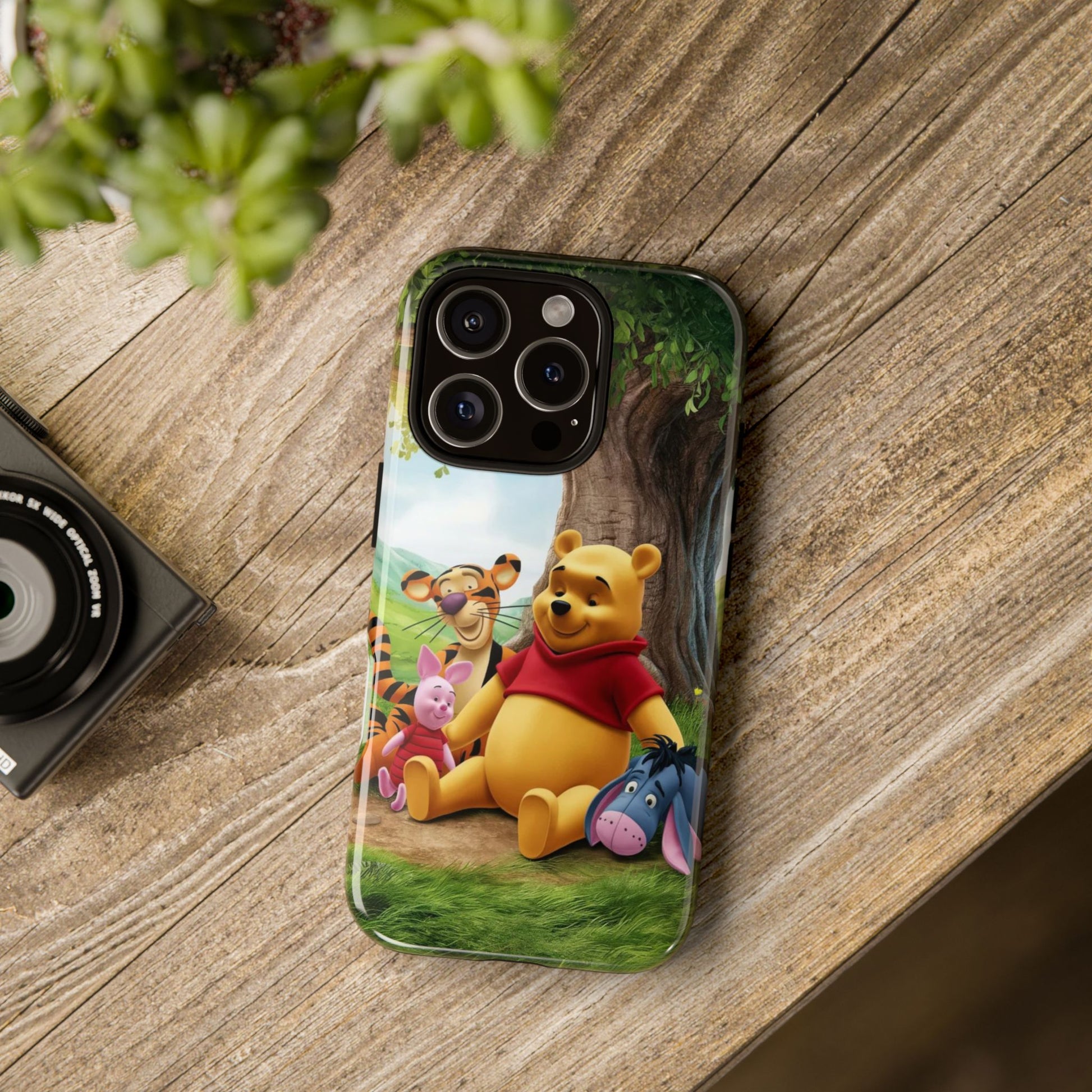 Cute Pooh Bear Phone Case, Tough Cases, Disney Phone for iPhones, Samsung, and Pixel