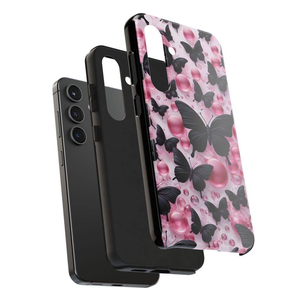 Pearls and Butterflies Theme Phone Cases for iPhones & Samsung Phones