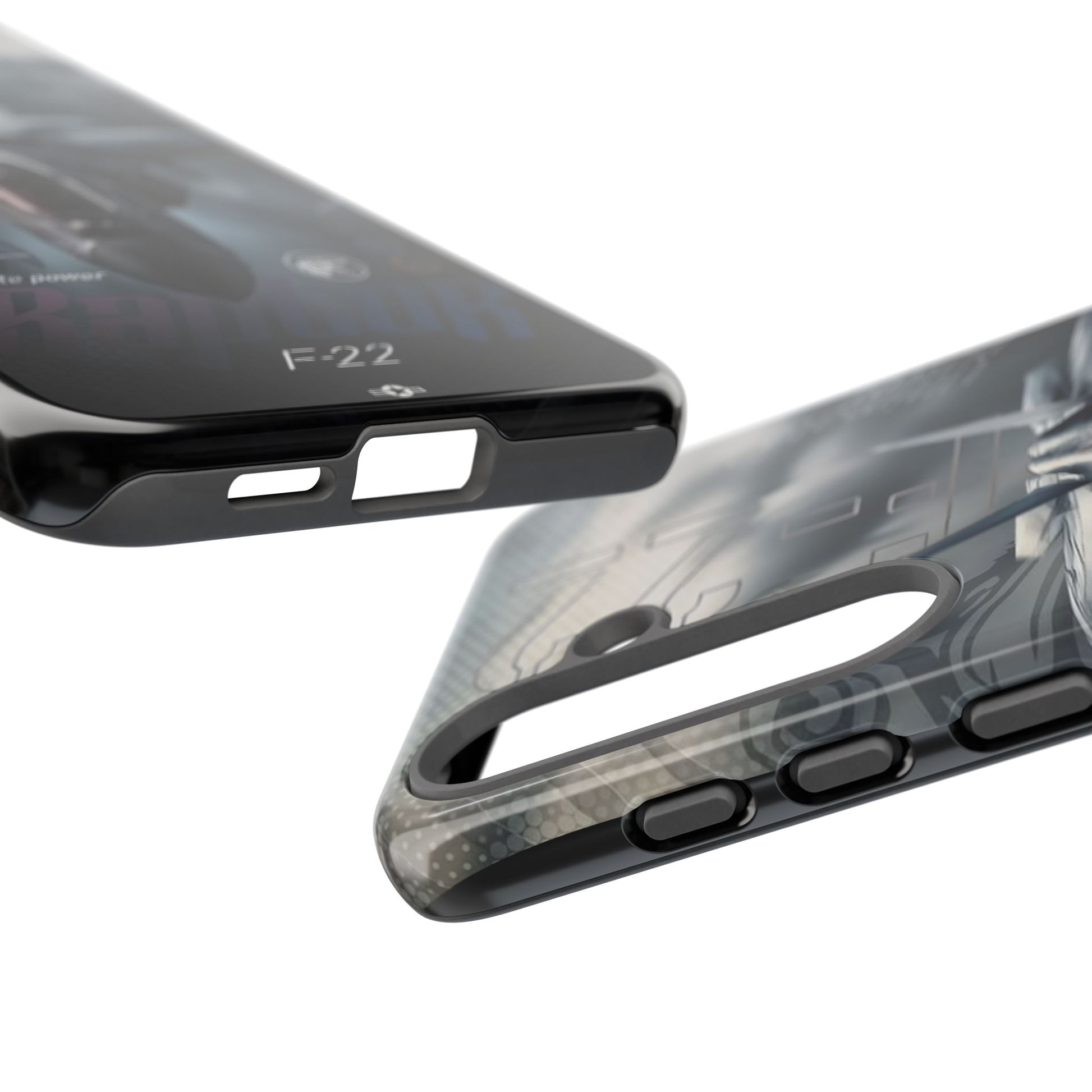 F-22 Raptor Fighter Jet Tough Cases for iPhones, Samsung, and Pixel