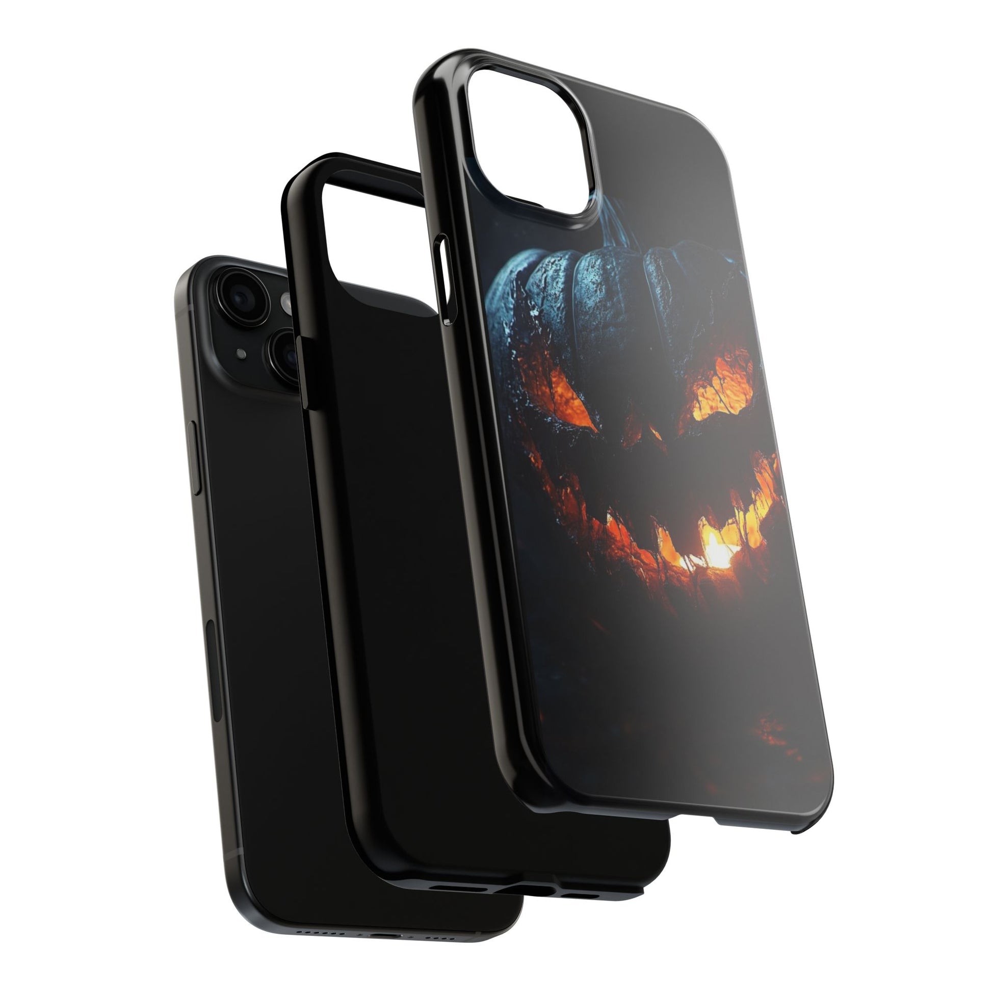 Scary Pumpkin Halloween Theme Phone Cases for iPhones & Samsung Phones