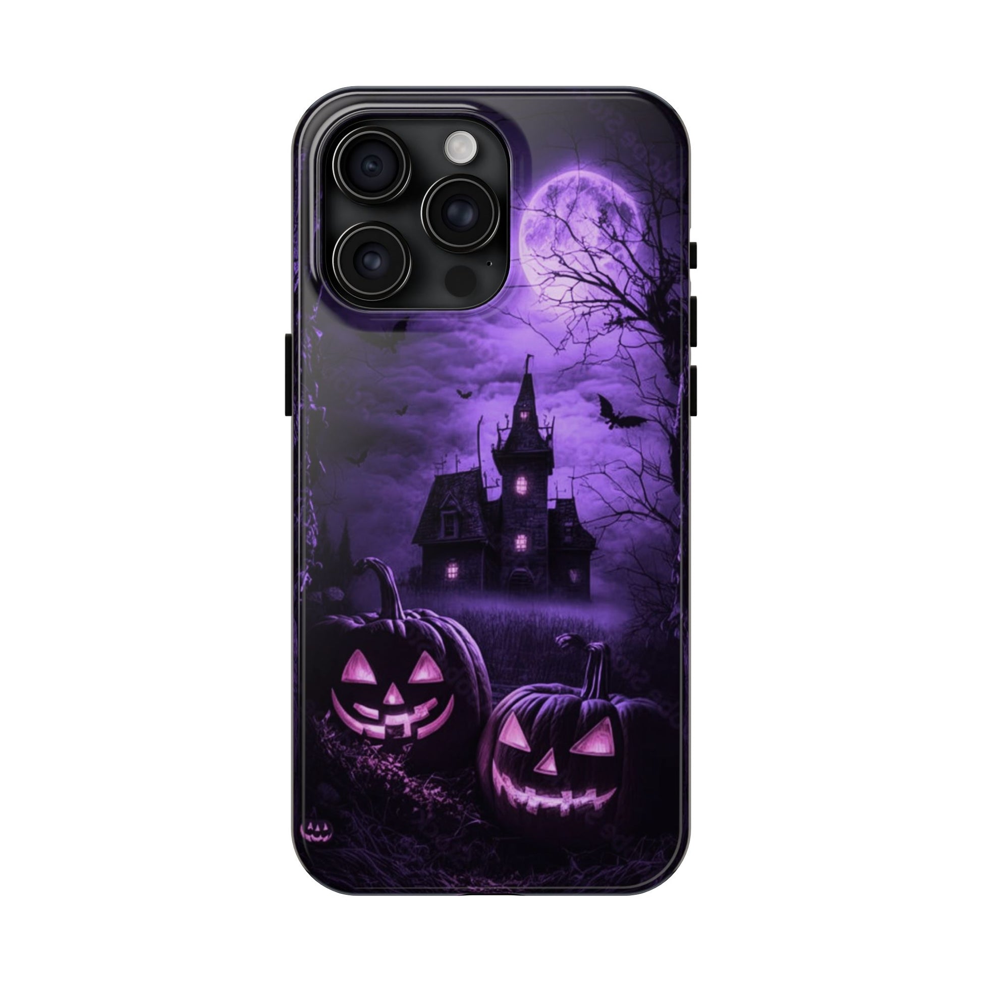 Haunted House Halloween Theme Phone Cases for iPhones & Samsung Phones