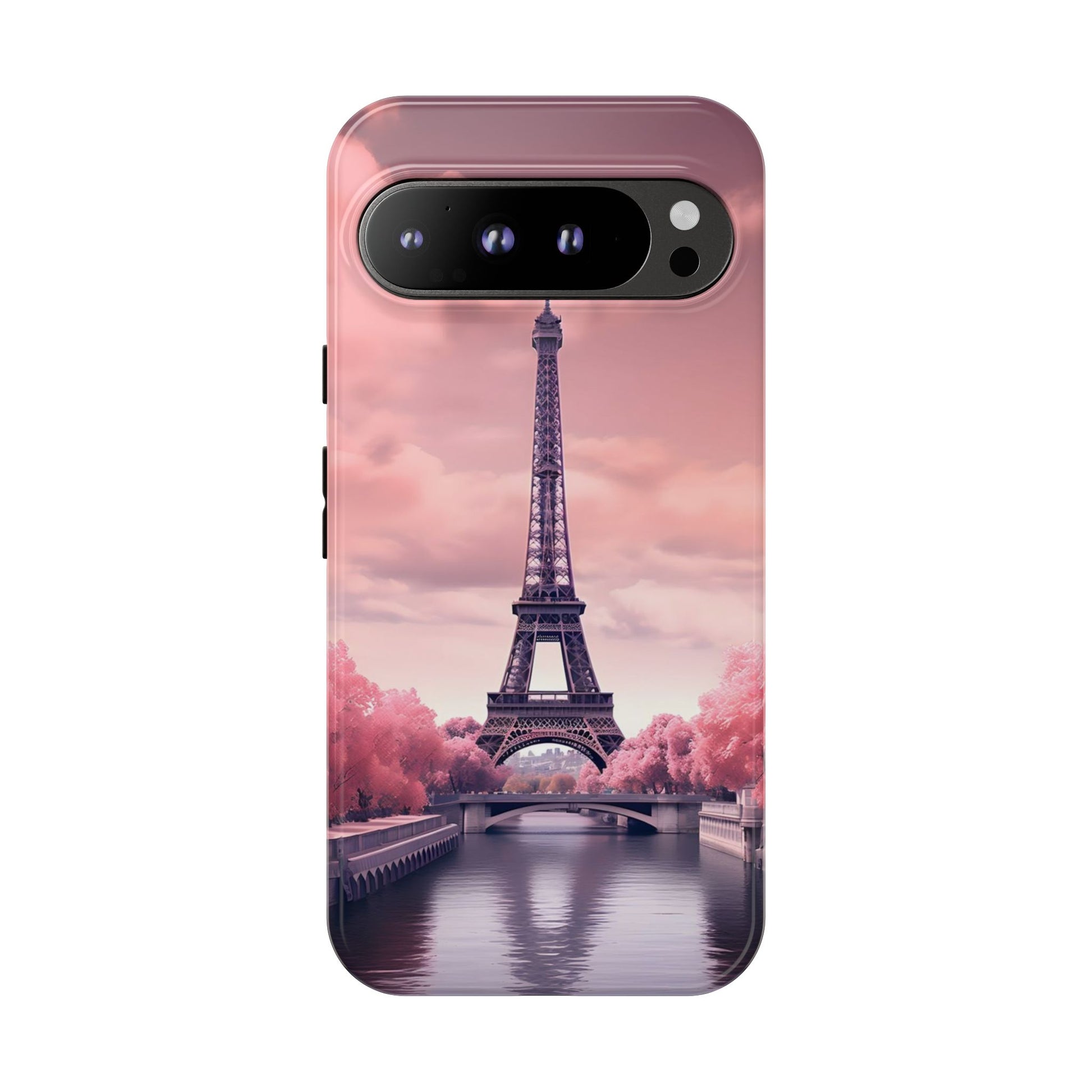 Eiffel Tower Paris Tough Cases for iPhones, Samsung, and Pixel